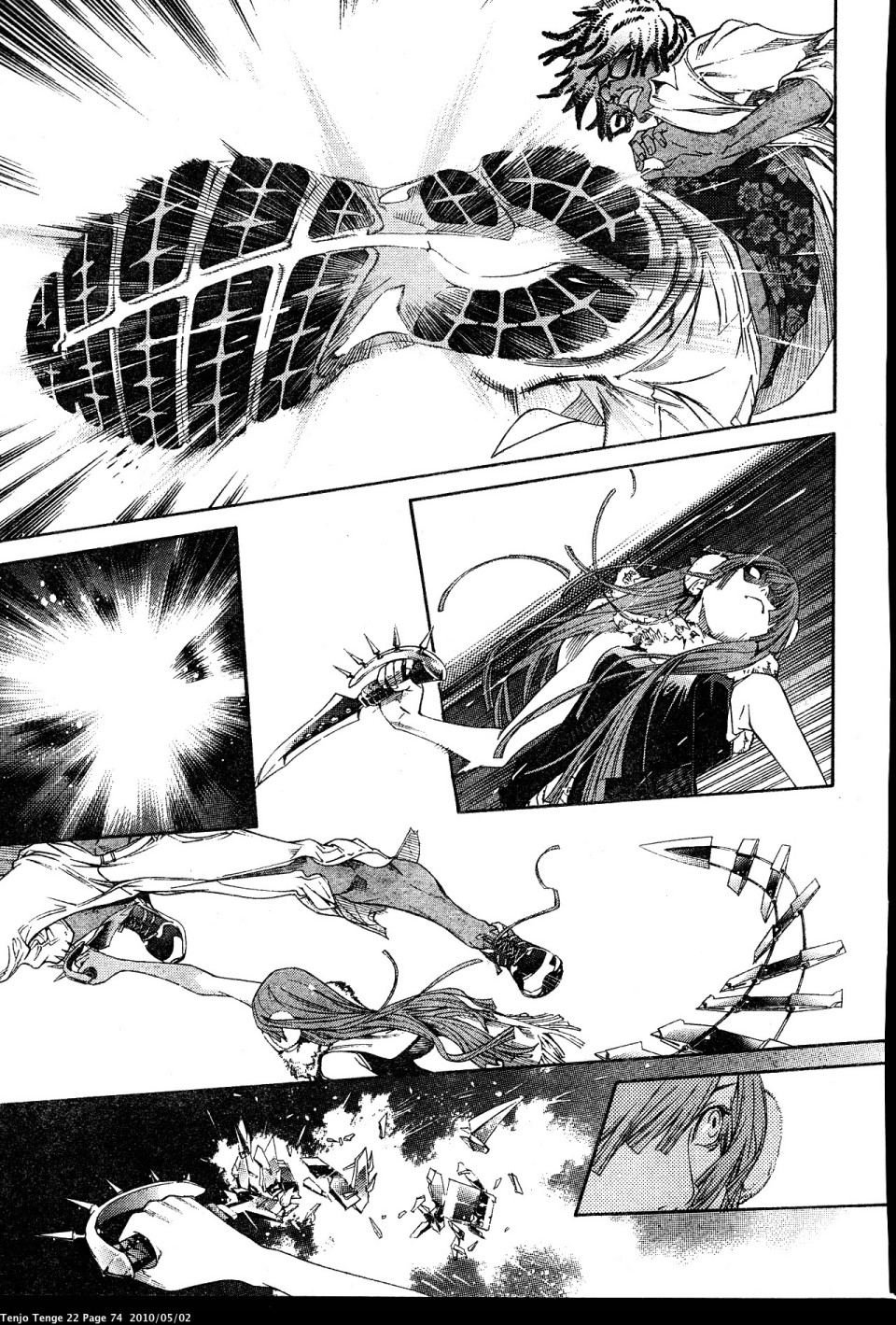 Halaman dari Tenjou Tenge Chapter 132