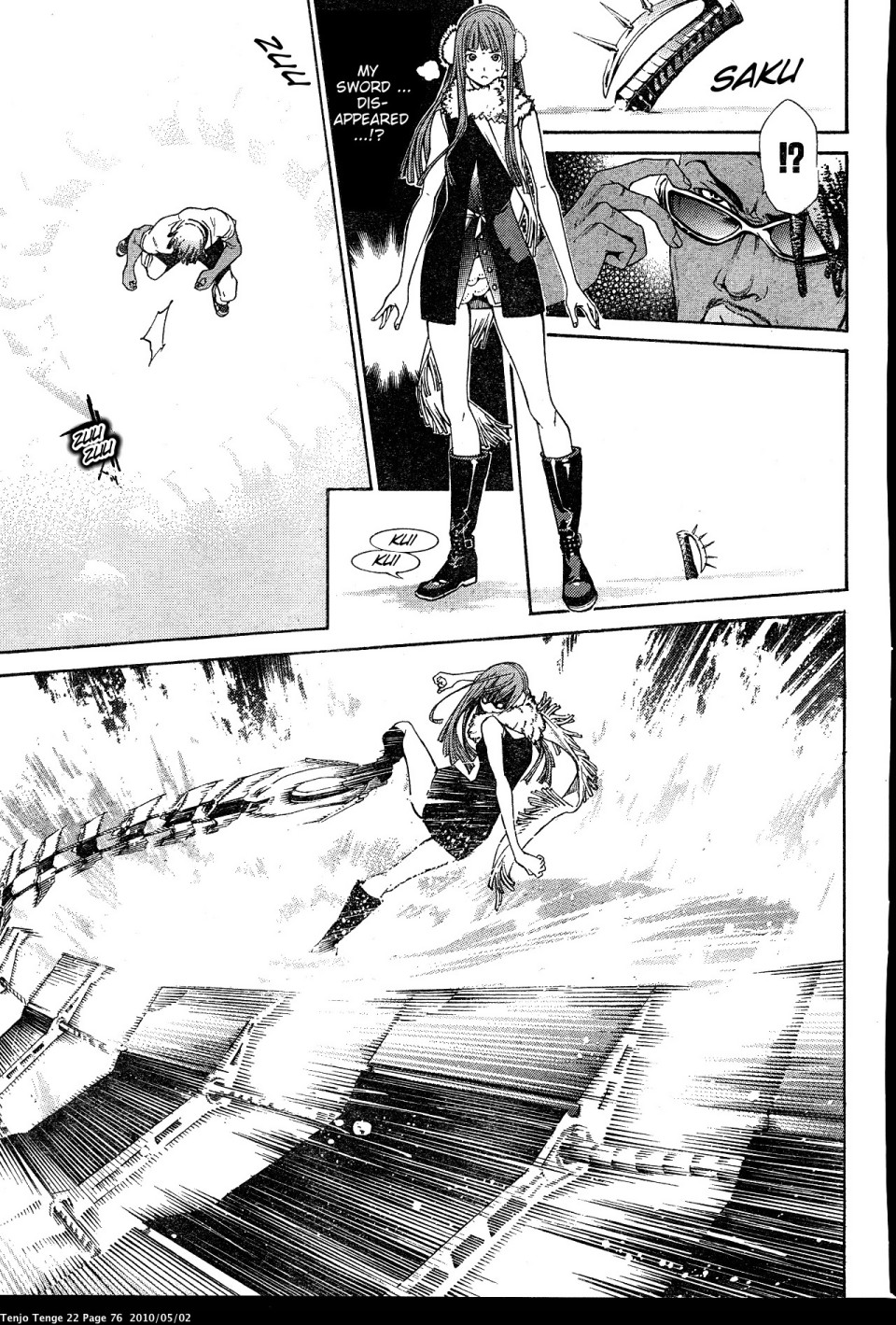 Halaman dari Tenjou Tenge Chapter 132