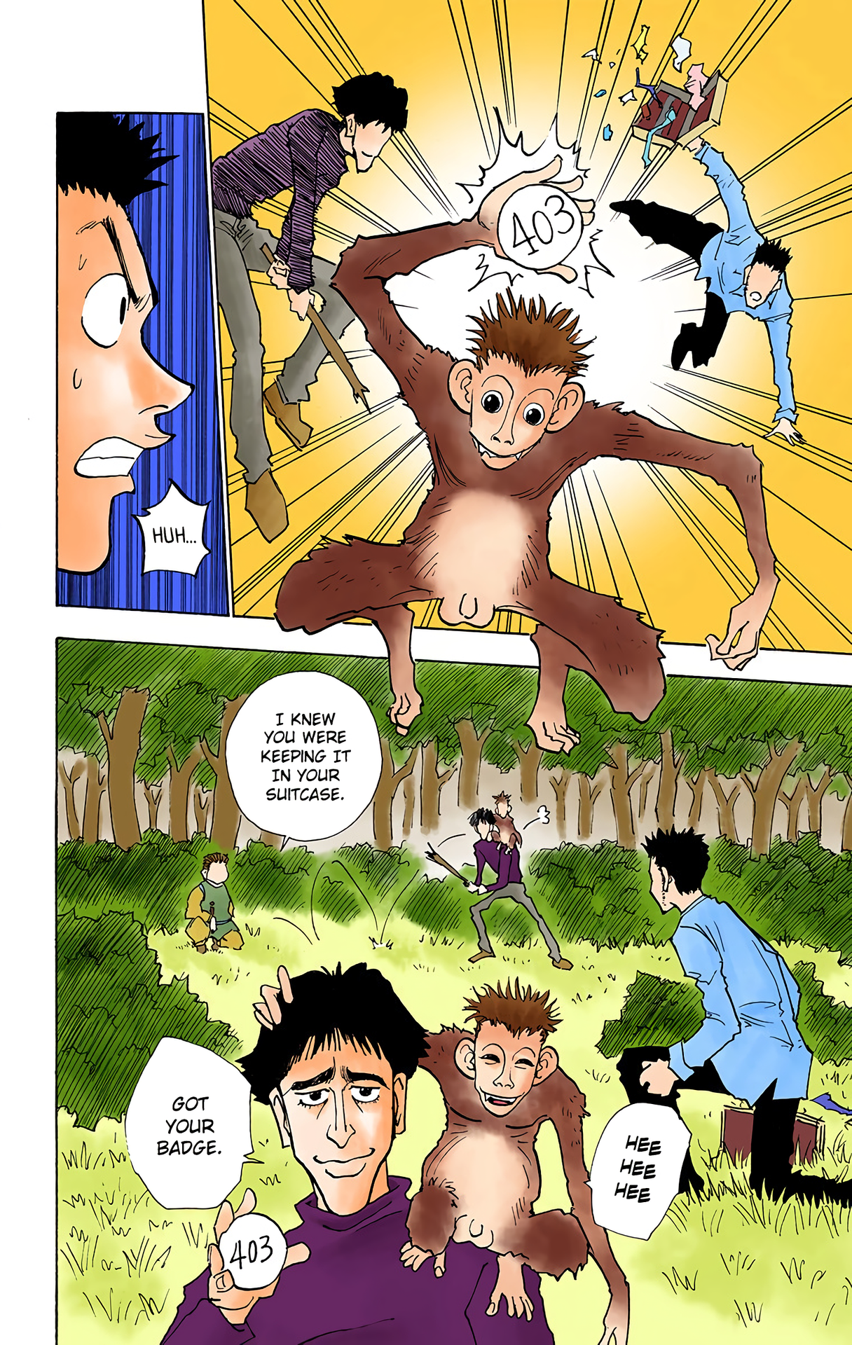 Halaman dari HUNTER x HUNTER (Official Colored) Chapter 25