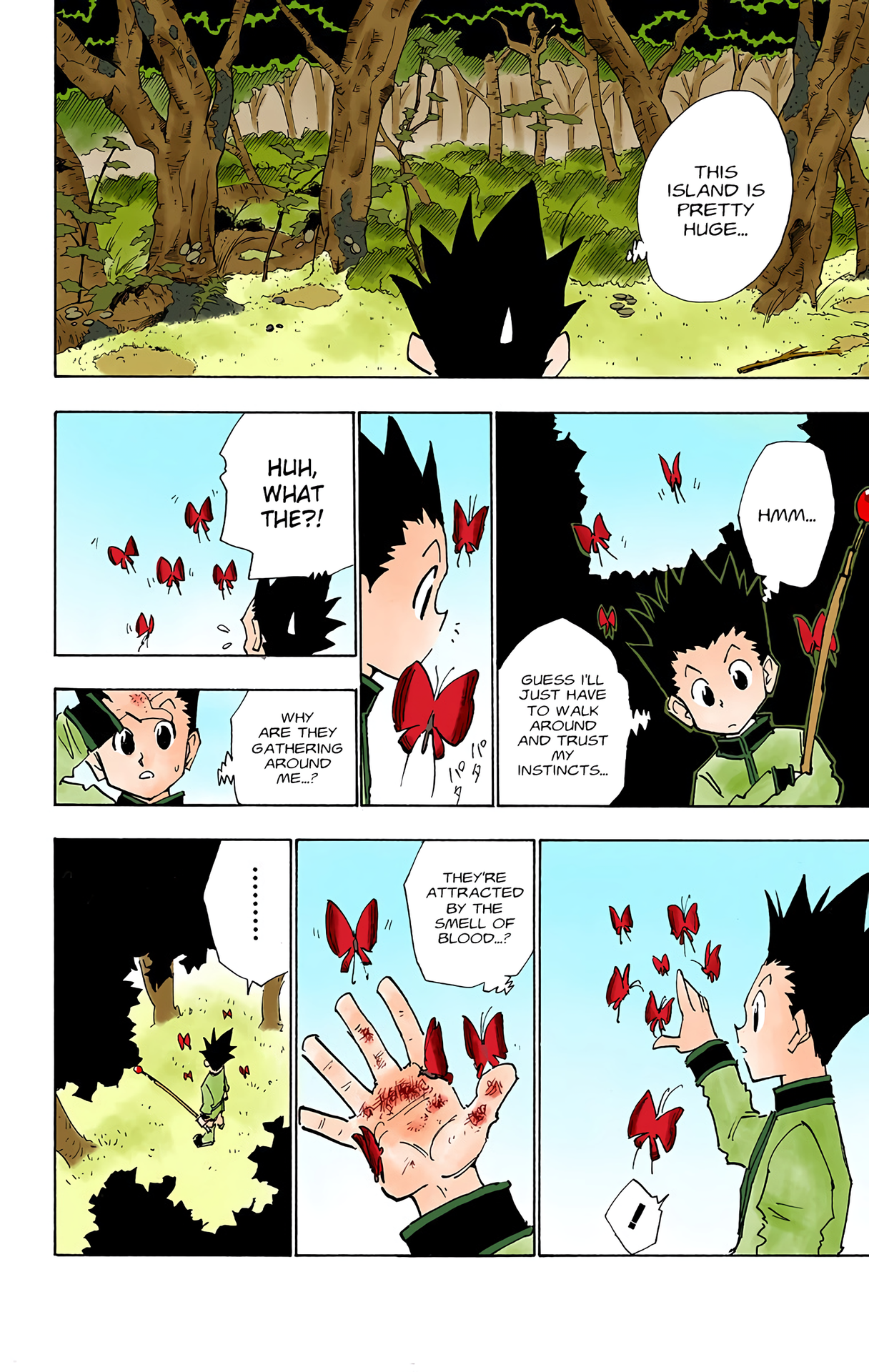 Halaman dari HUNTER x HUNTER (Official Colored) Chapter 25