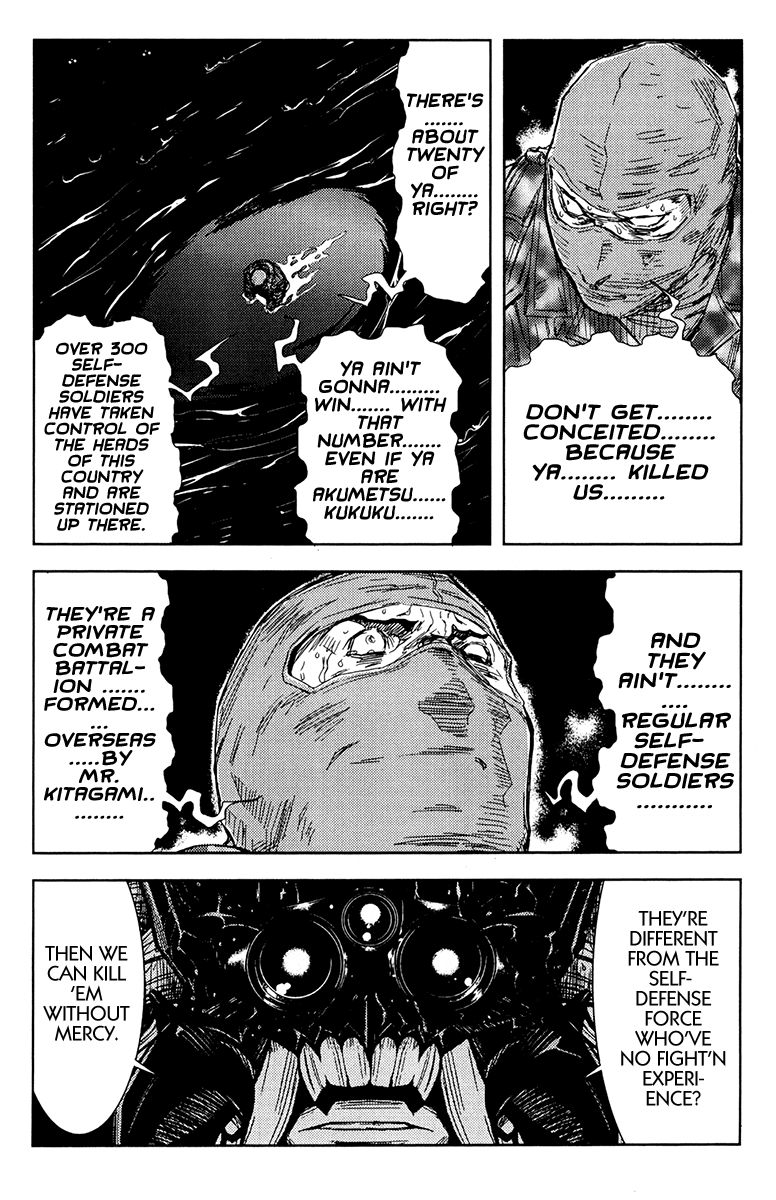 Halaman dari Akumetsu Chapter 158