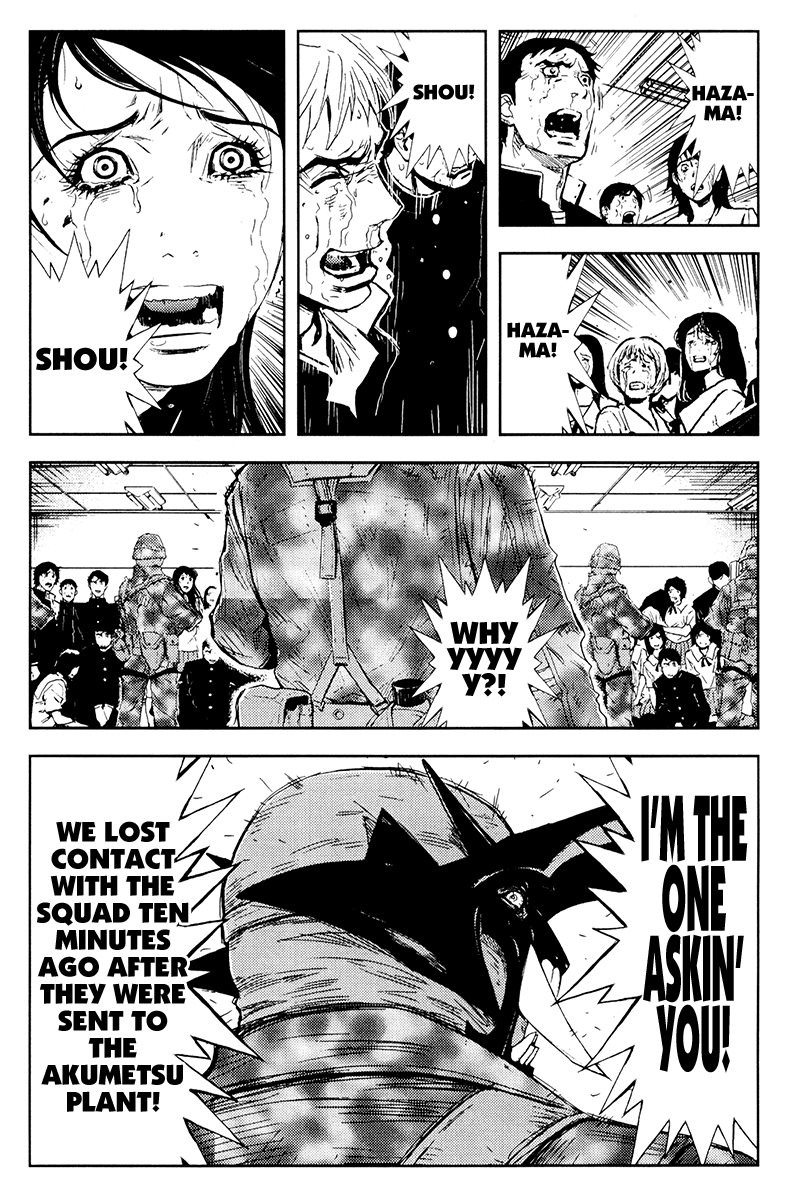 Halaman dari Akumetsu Chapter 158