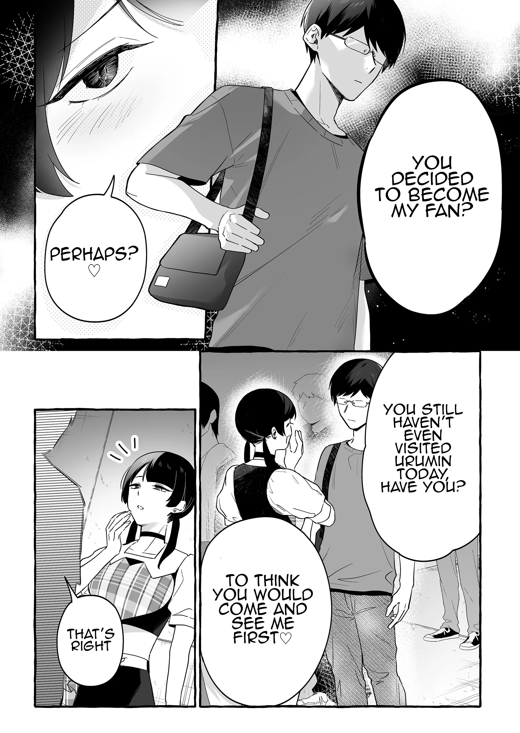 Halaman dari Damedol to Sekai ni Hitori Dake no Fan Chapter 18