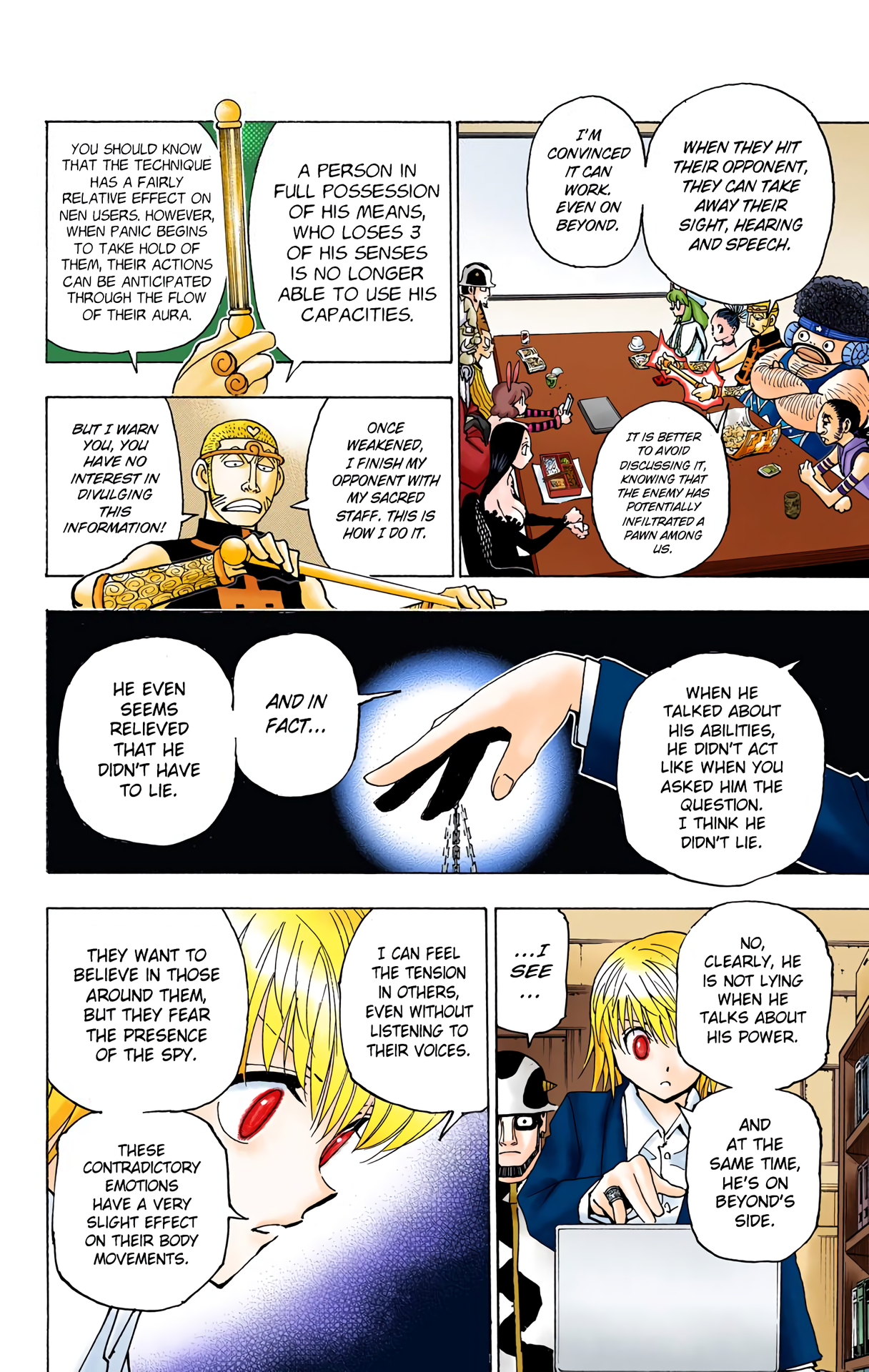Halaman dari HUNTER x HUNTER (Official Colored) Chapter 349