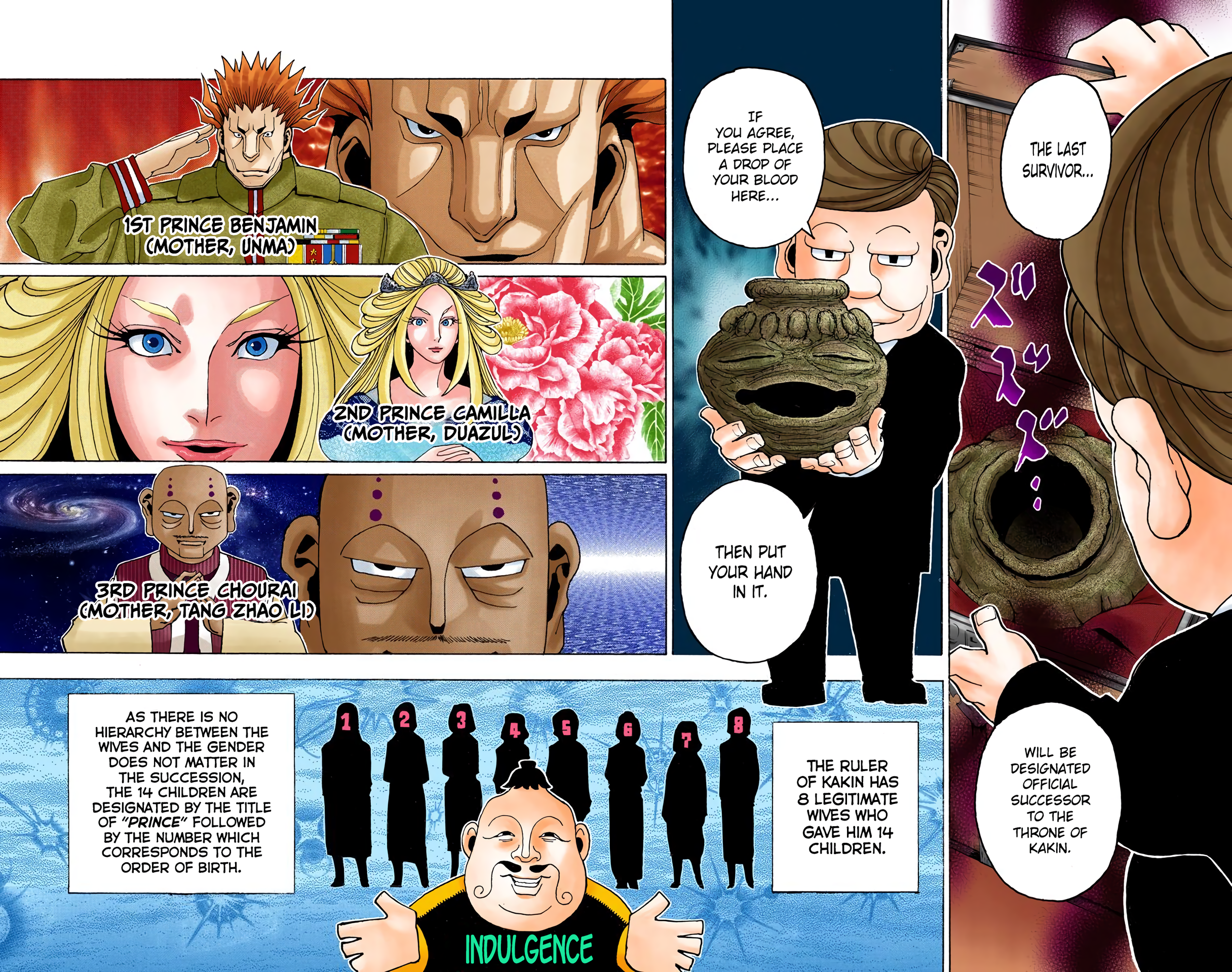 Halaman dari HUNTER x HUNTER (Official Colored) Chapter 349