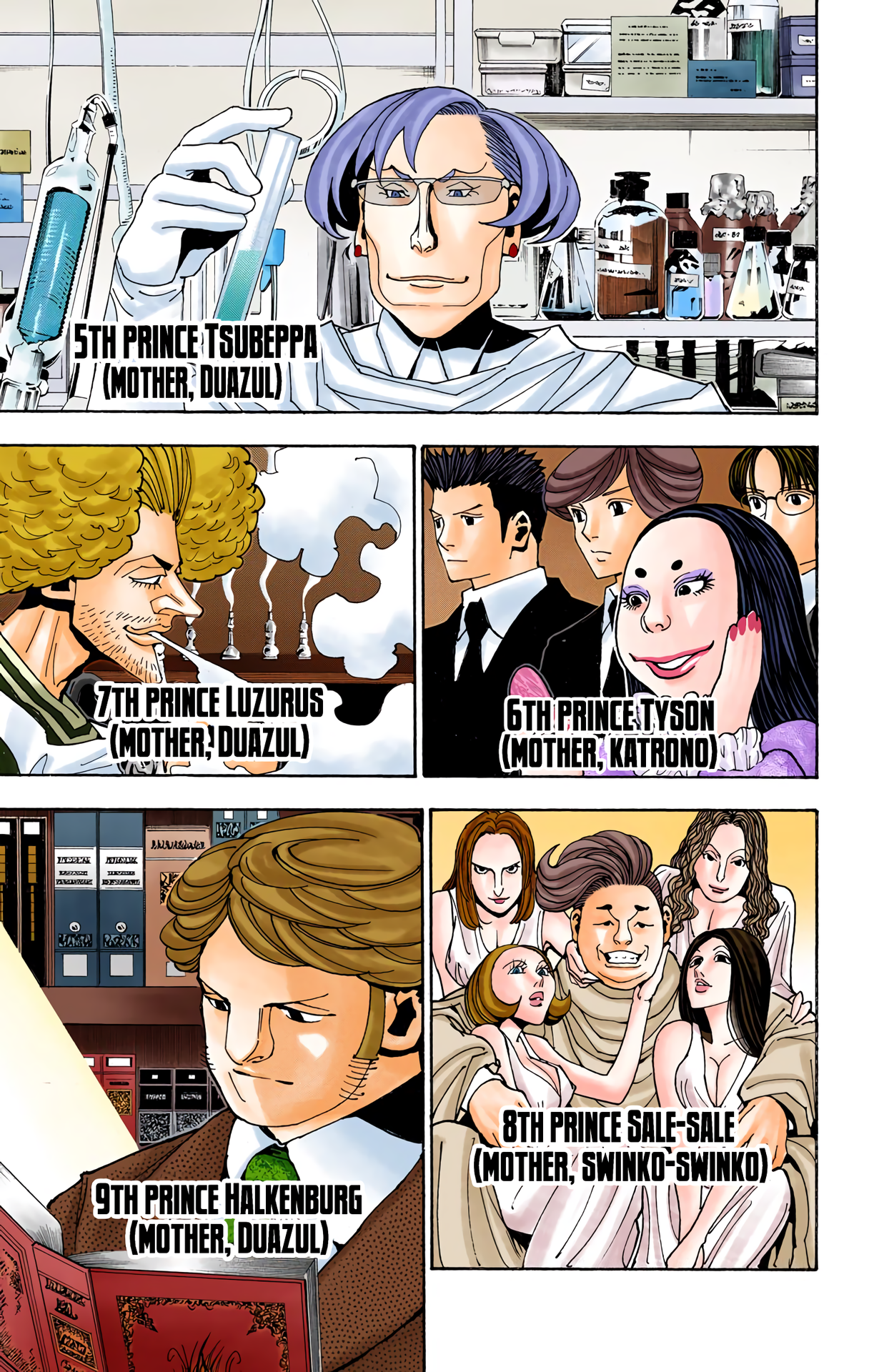 Halaman dari HUNTER x HUNTER (Official Colored) Chapter 349