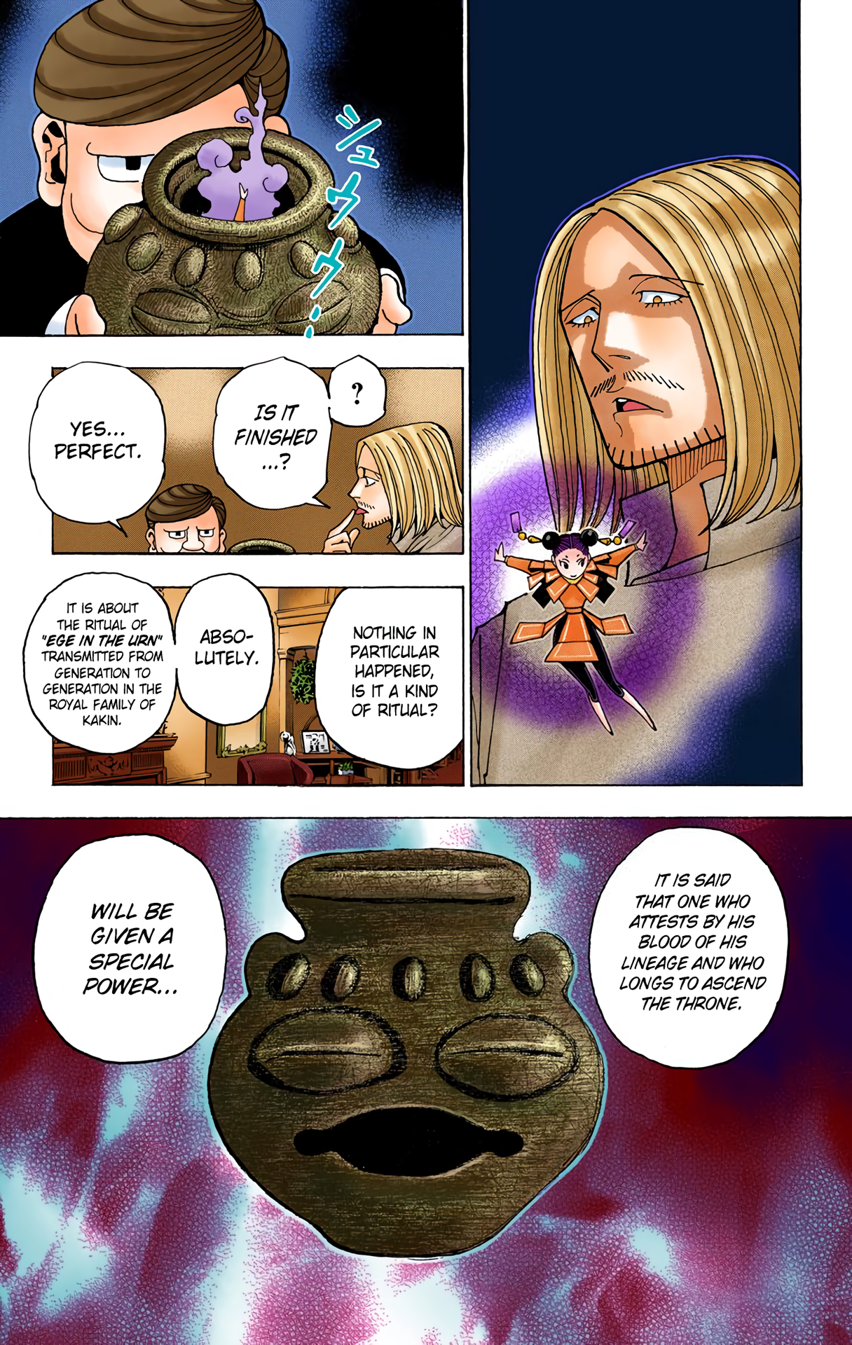 Halaman dari HUNTER x HUNTER (Official Colored) Chapter 349