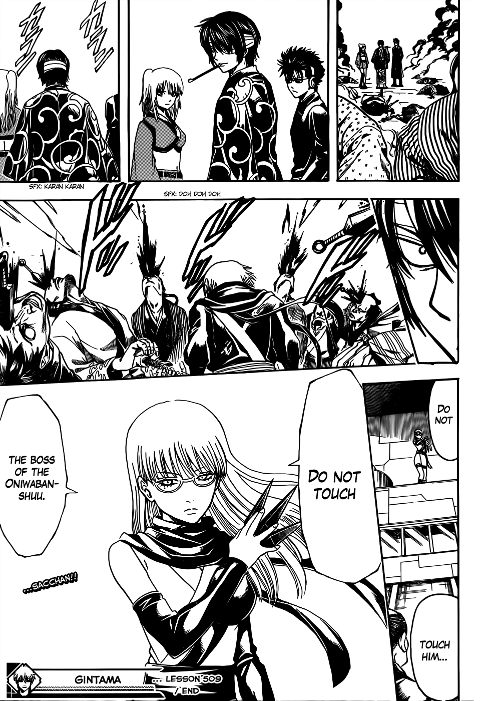 Halaman dari Gintama Chapter 509