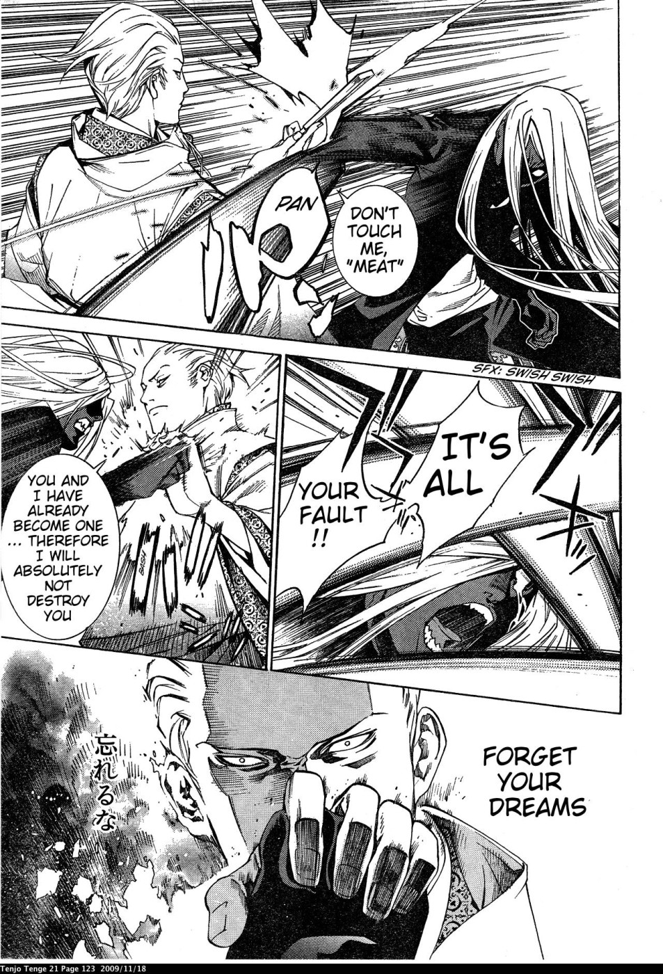 Halaman dari Tenjou Tenge Chapter 128