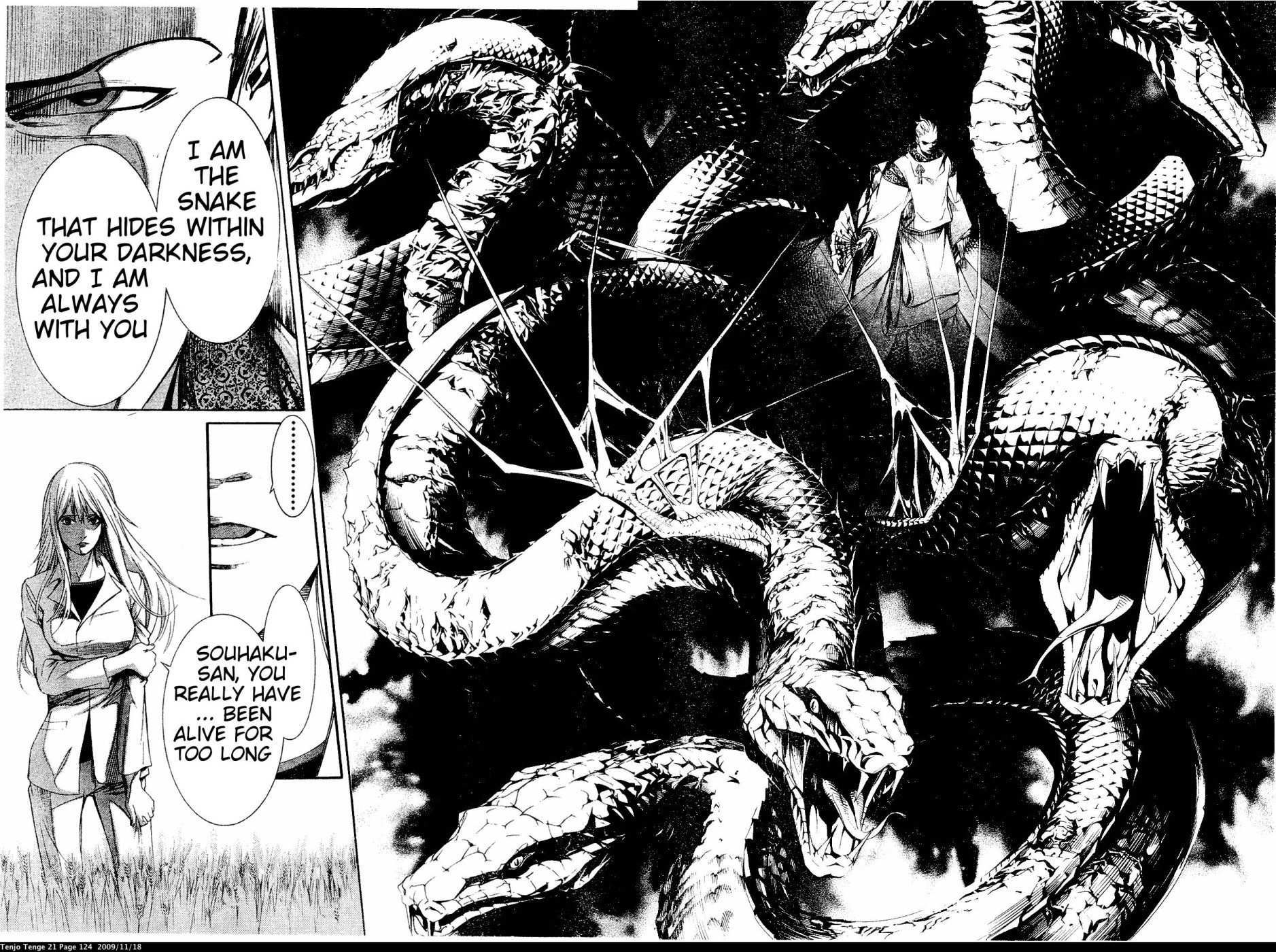 Halaman dari Tenjou Tenge Chapter 128