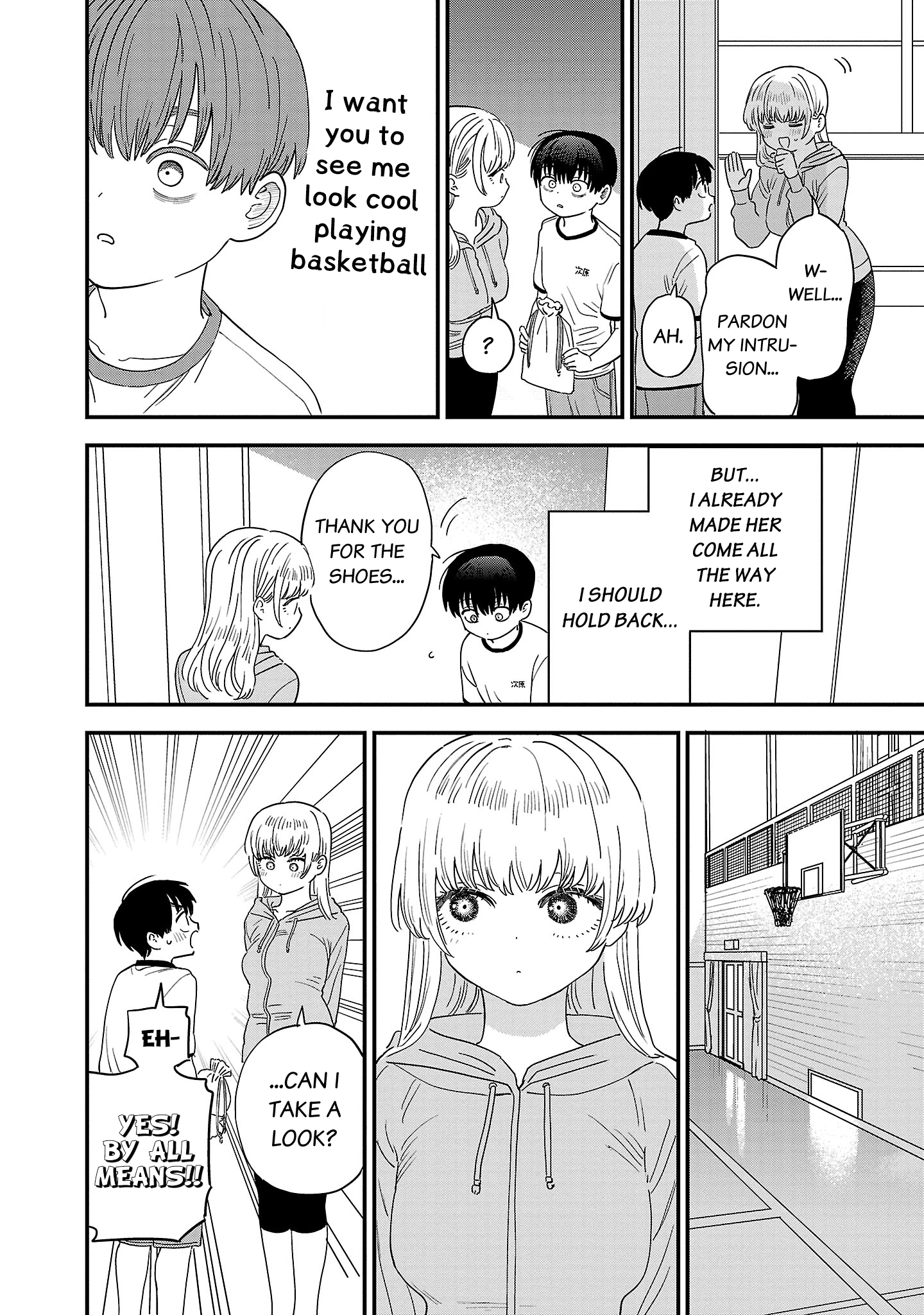 Chapter 18 – I look cool playing basketball page