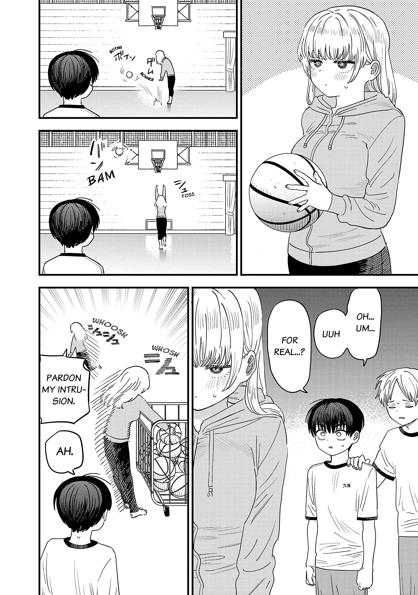 Chapter 18 – I look cool playing basketball page