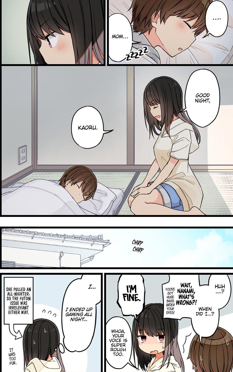 Halaman dari Real mo Tama ni wa Uso o Tsuku Chapter 83