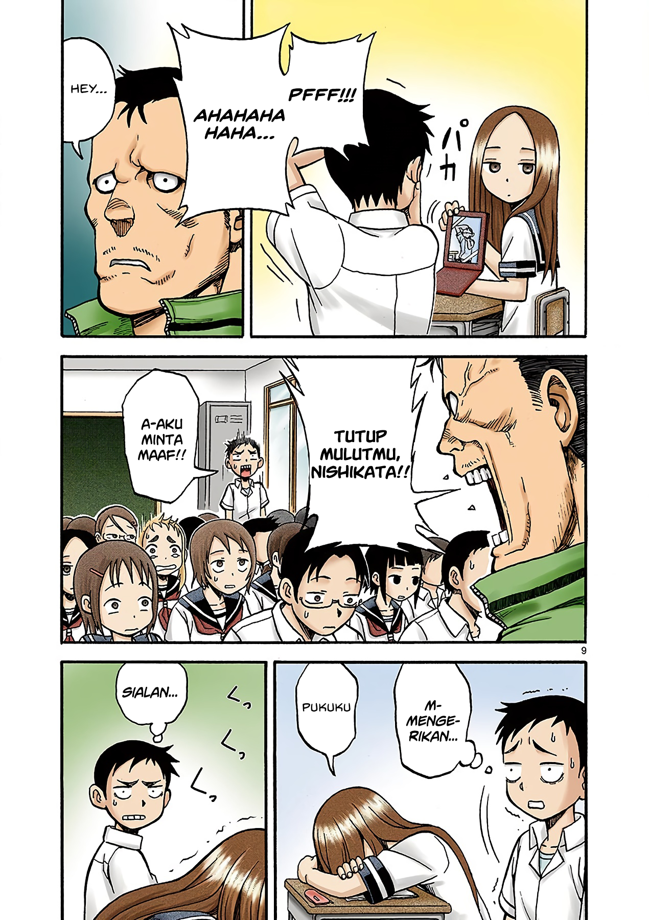Karakai Jouzu no Takagi-san Chapter 3 - halaman 9