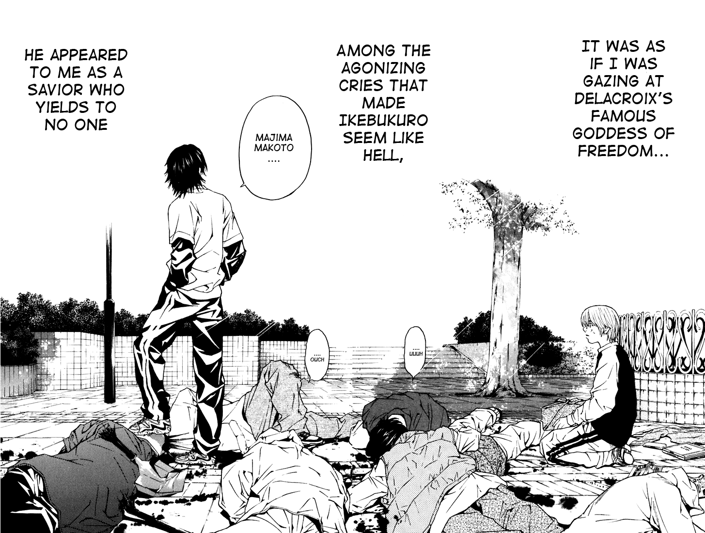 Halaman dari IWGP - Denshi no Hoshi Chapter 1