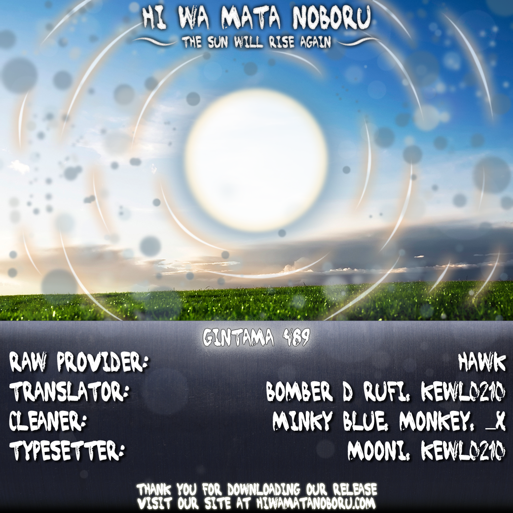Halaman dari Gintama Chapter 489