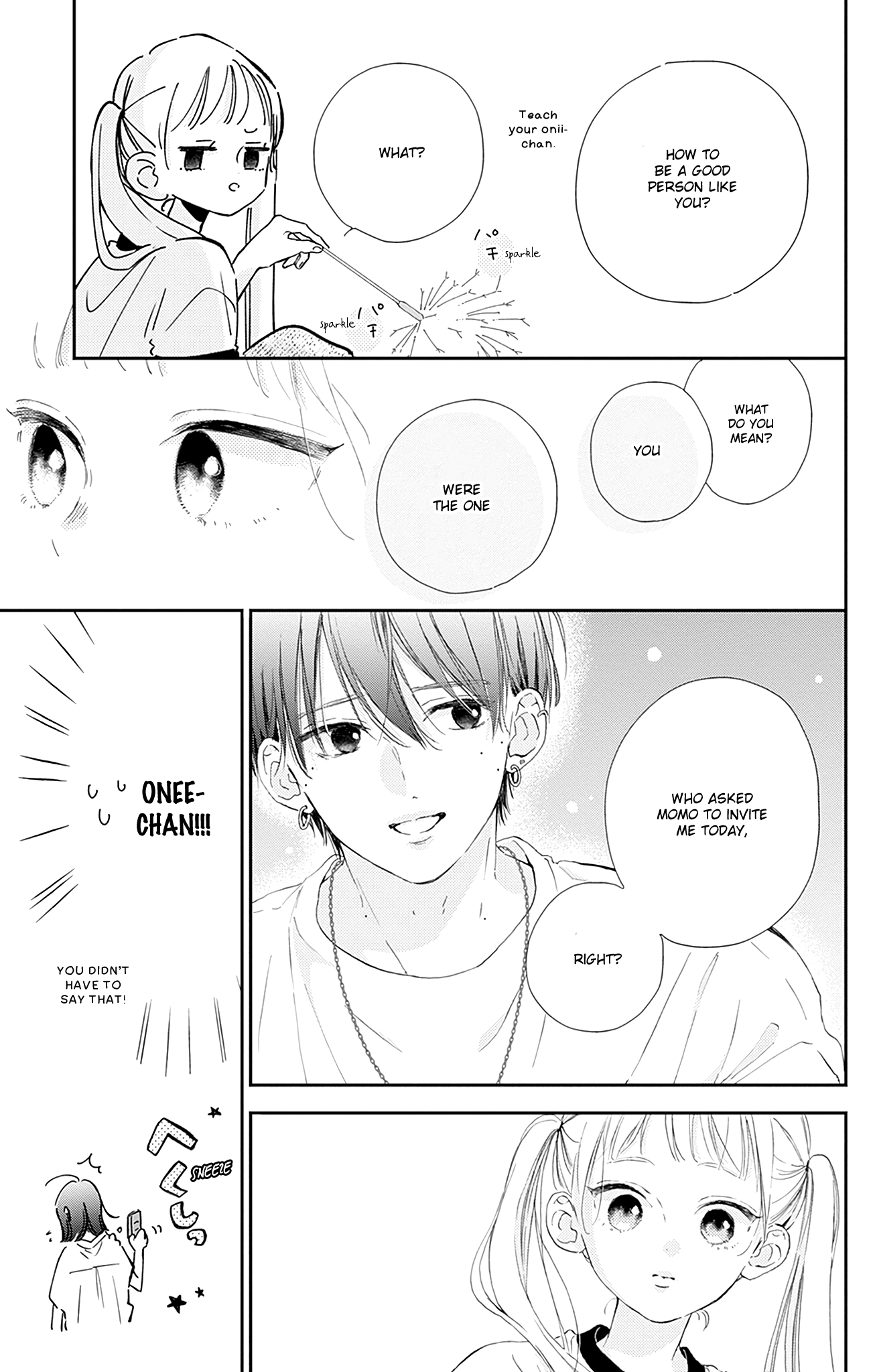 Halaman dari Onee-chan no Midori-kun Chapter 8