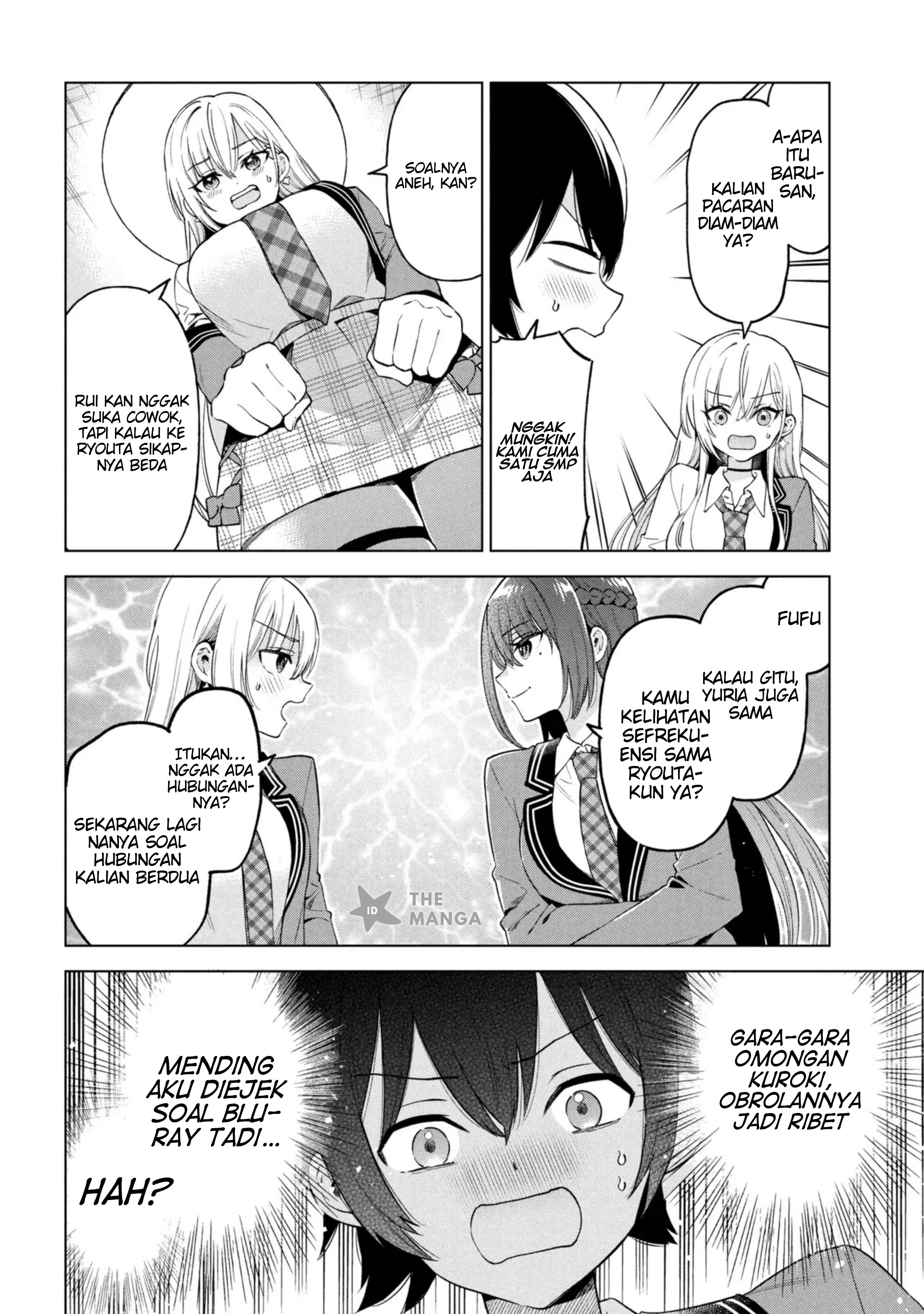 Inkya no Ore ga Sekigae de S-kyuu Bishoujo ni Kakomaretara Himitsu no Kankei ga Hajimatta. Chapter 10 - halaman 16