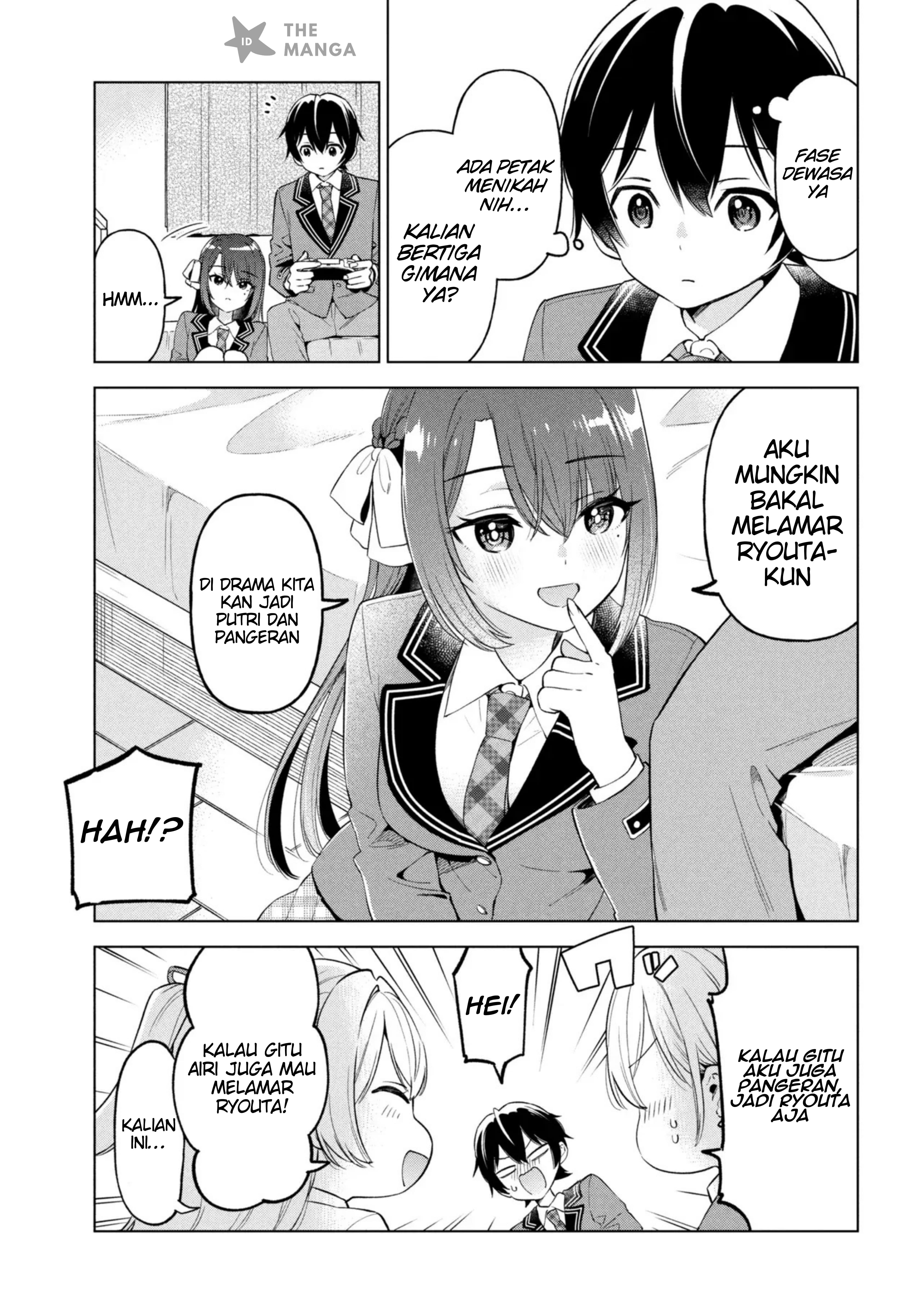 Inkya no Ore ga Sekigae de S-kyuu Bishoujo ni Kakomaretara Himitsu no Kankei ga Hajimatta. Chapter 10 - halaman 27