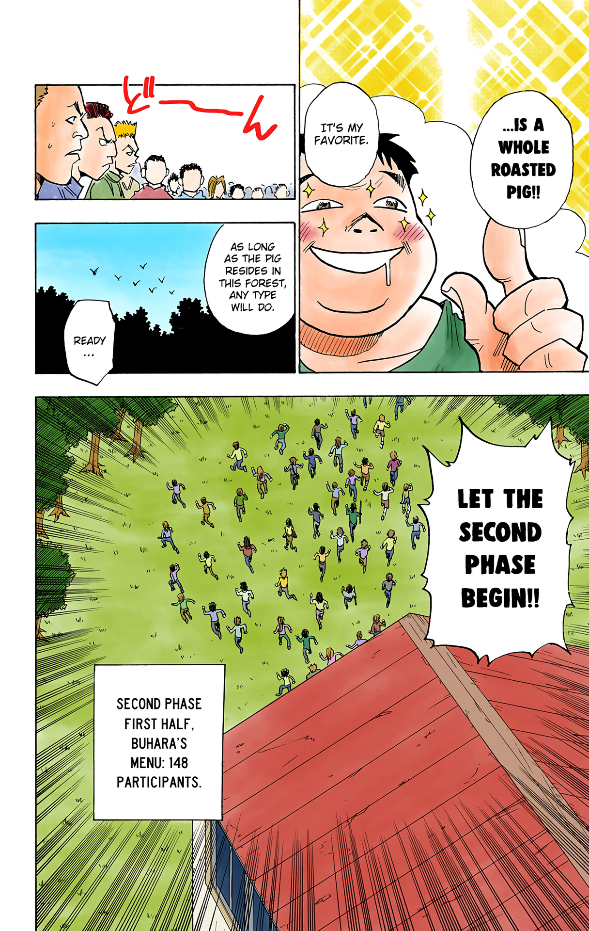 Halaman dari HUNTER x HUNTER (Official Colored) Chapter 10