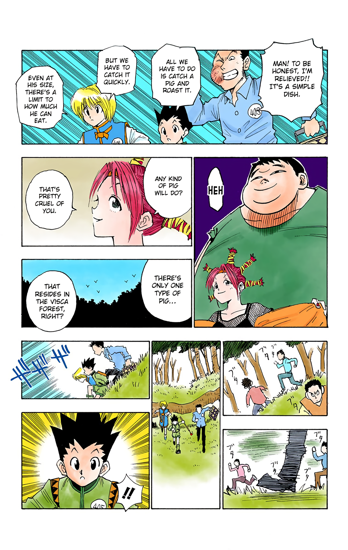 Halaman dari HUNTER x HUNTER (Official Colored) Chapter 10