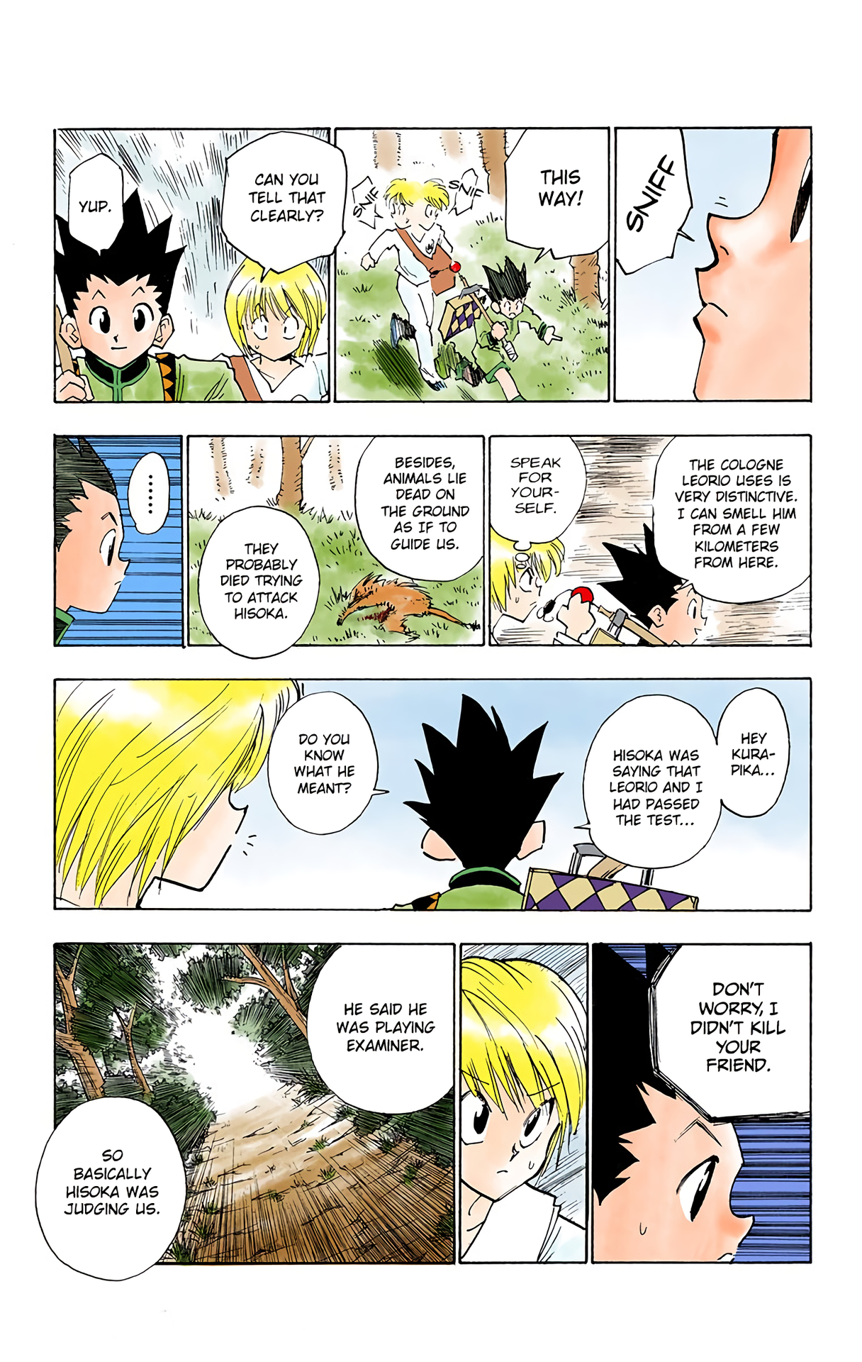 Halaman dari HUNTER x HUNTER (Official Colored) Chapter 10