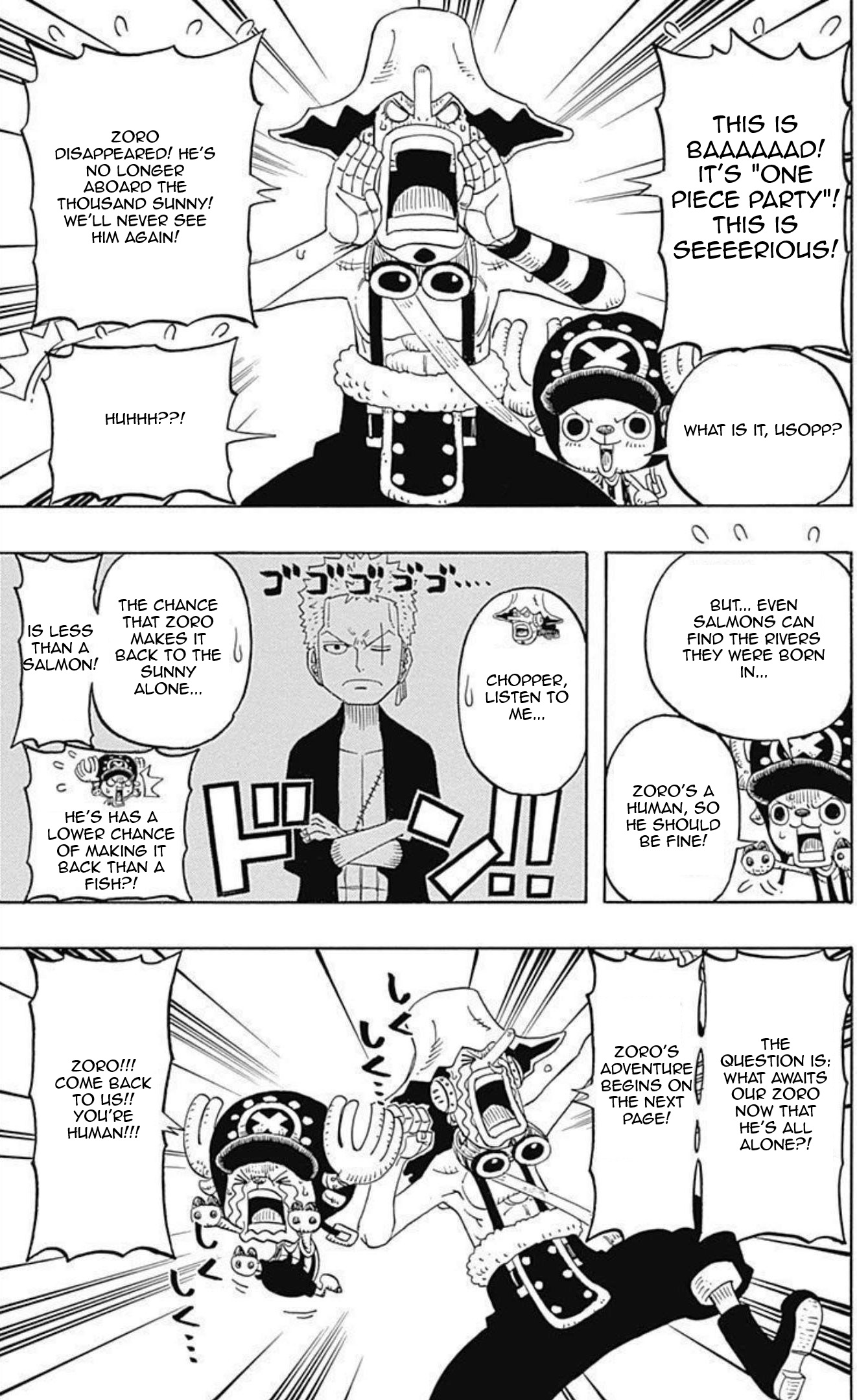 Halaman dari One Piece Party Chapter 7