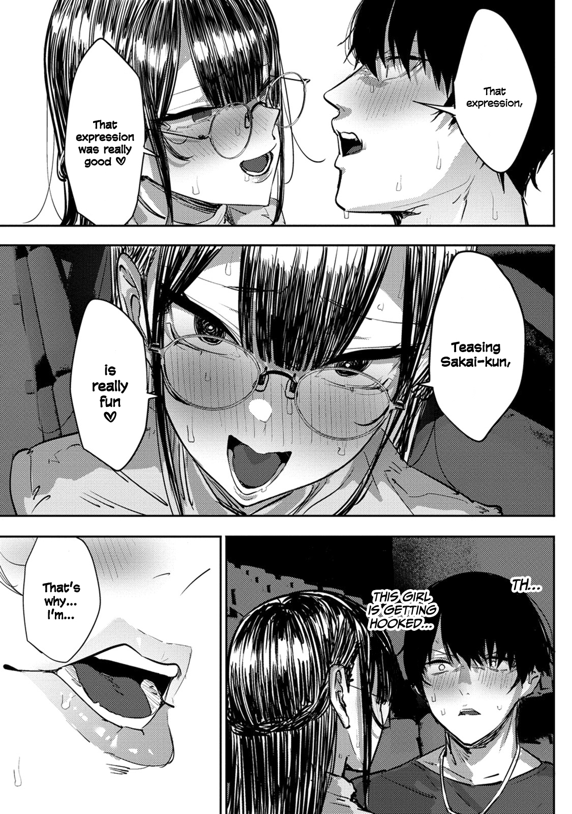 Halaman dari Mukuchina Miyashita-san no Shikiyoku Channel Chapter 5