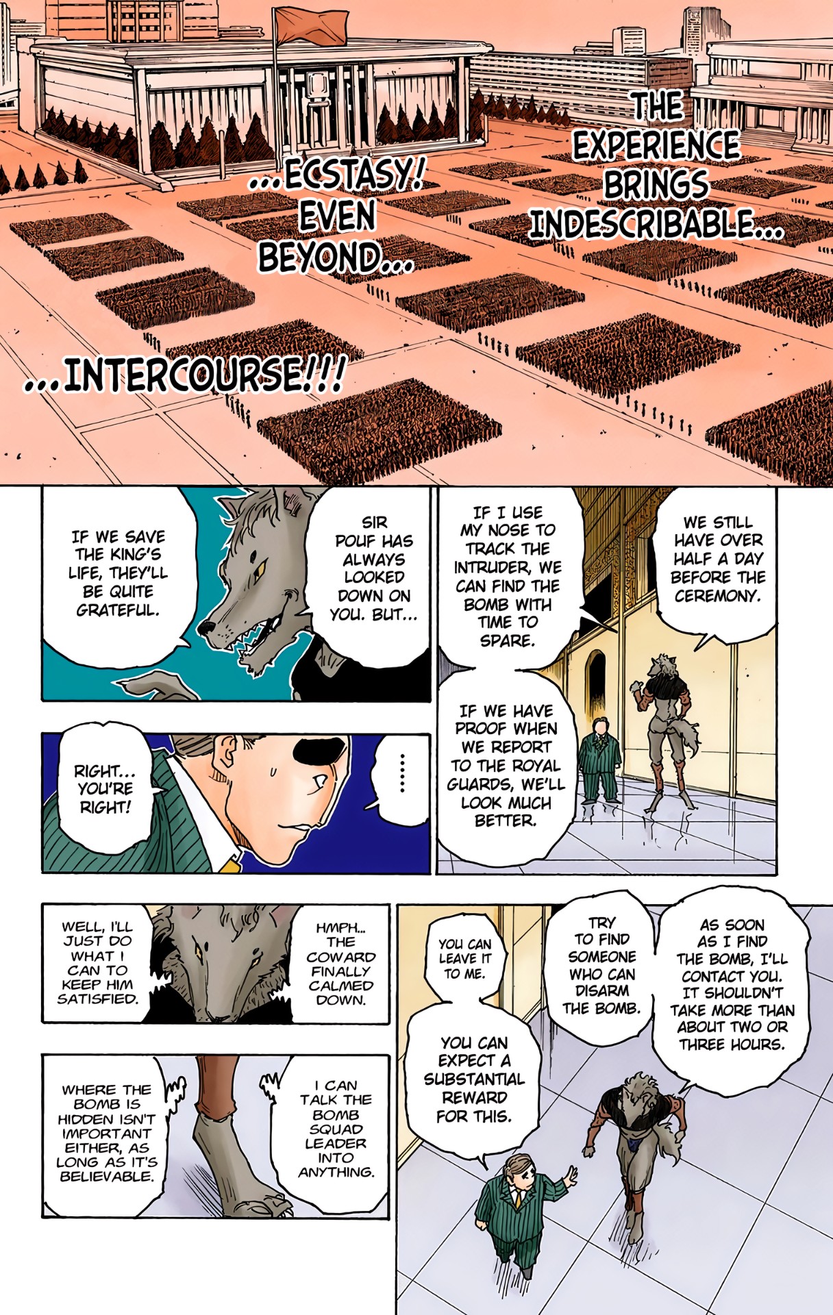 Halaman dari HUNTER x HUNTER (Official Colored) Chapter 262