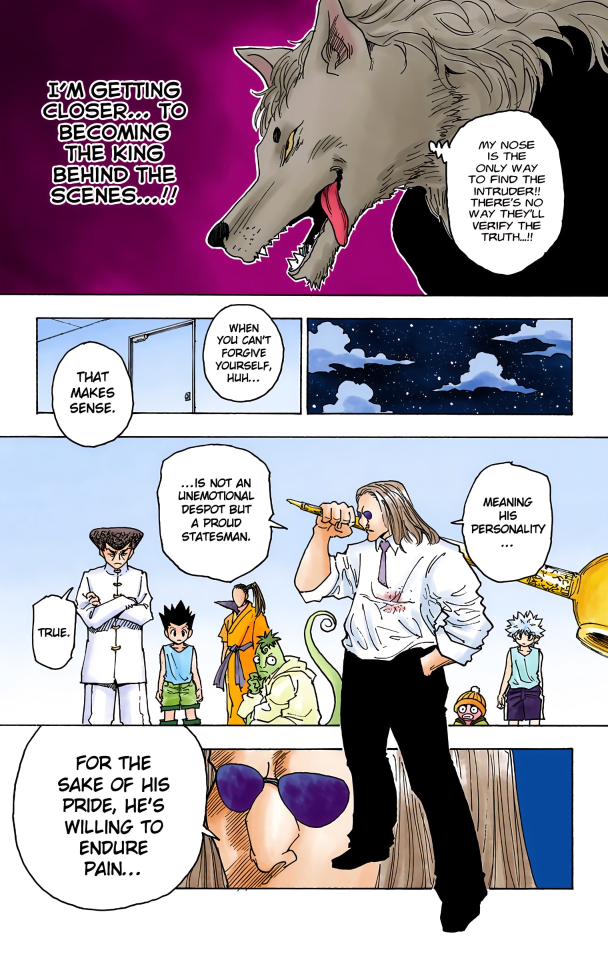 Halaman dari HUNTER x HUNTER (Official Colored) Chapter 262