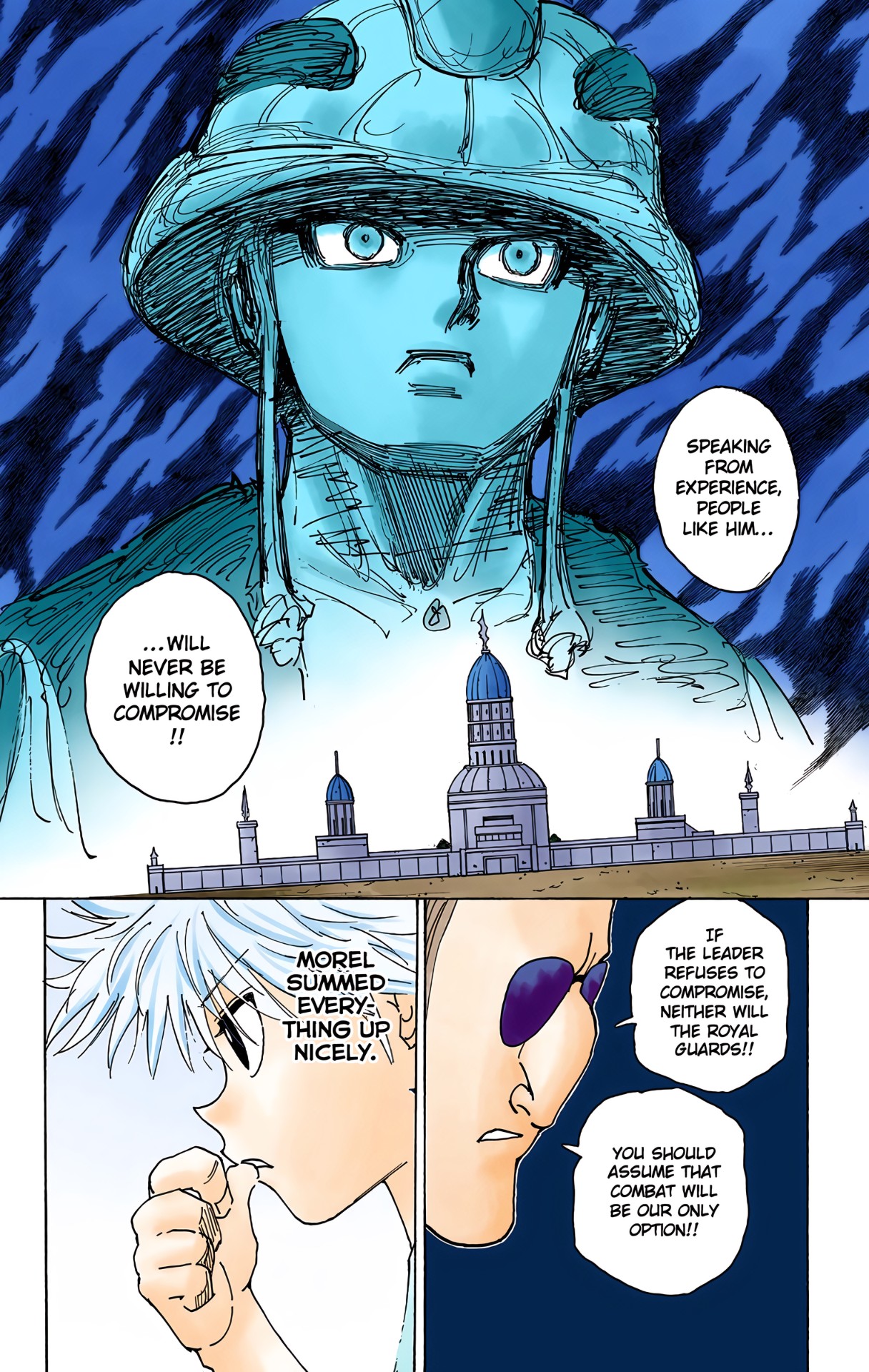 Halaman dari HUNTER x HUNTER (Official Colored) Chapter 262