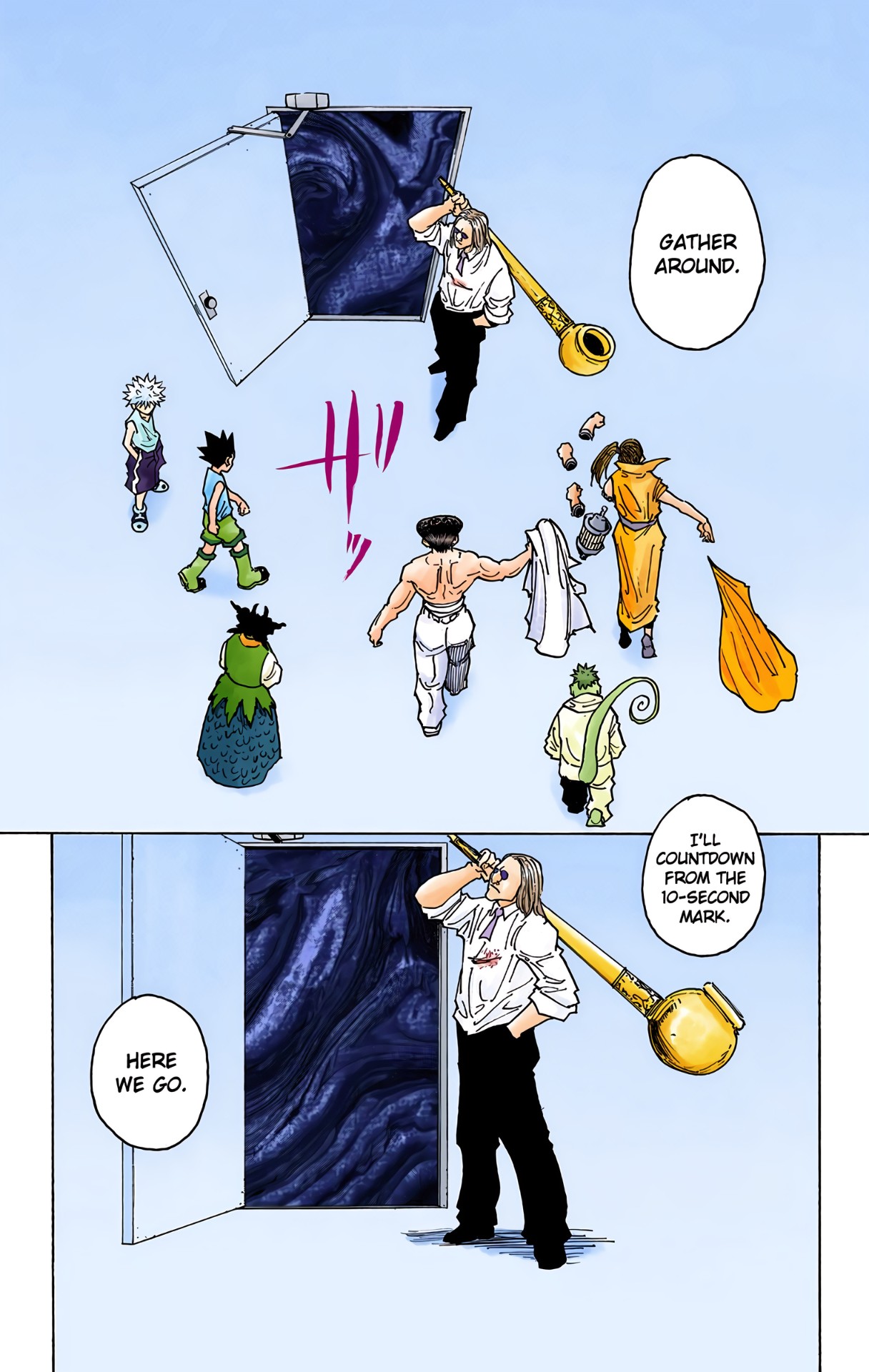 Halaman dari HUNTER x HUNTER (Official Colored) Chapter 262