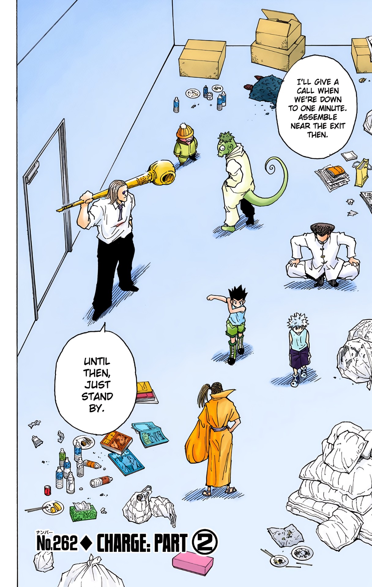 Halaman dari HUNTER x HUNTER (Official Colored) Chapter 262