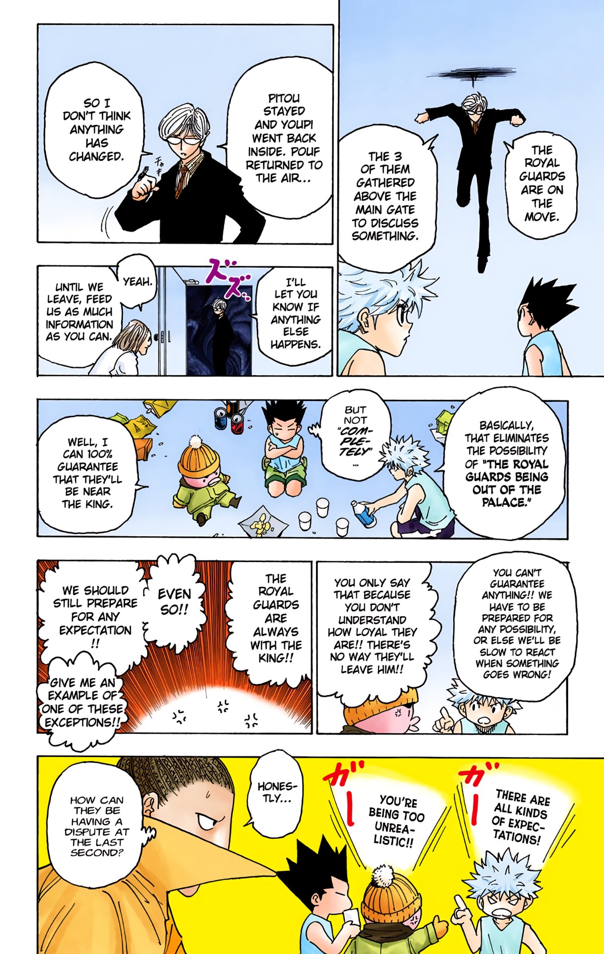 Halaman dari HUNTER x HUNTER (Official Colored) Chapter 262