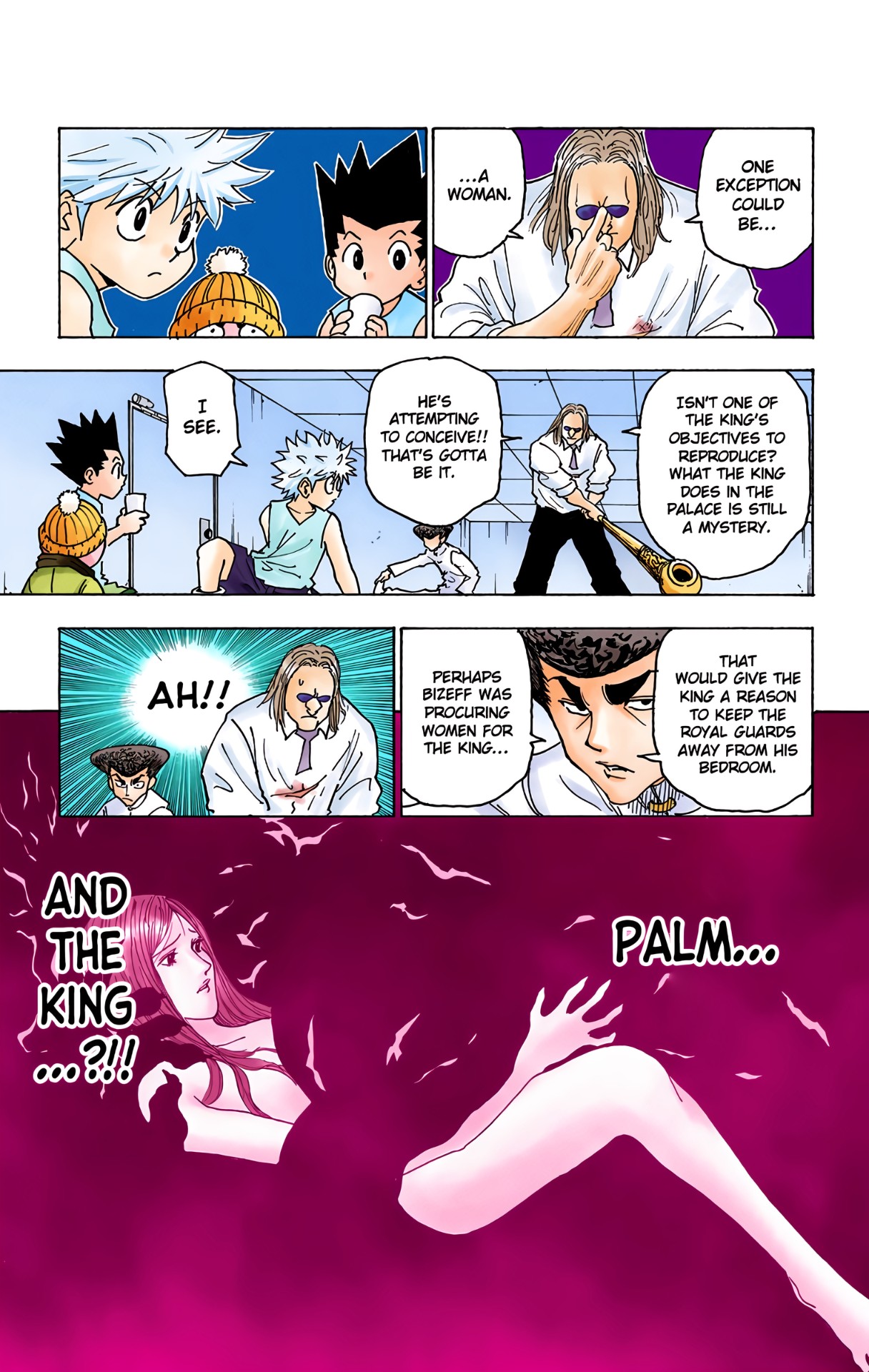 Halaman dari HUNTER x HUNTER (Official Colored) Chapter 262