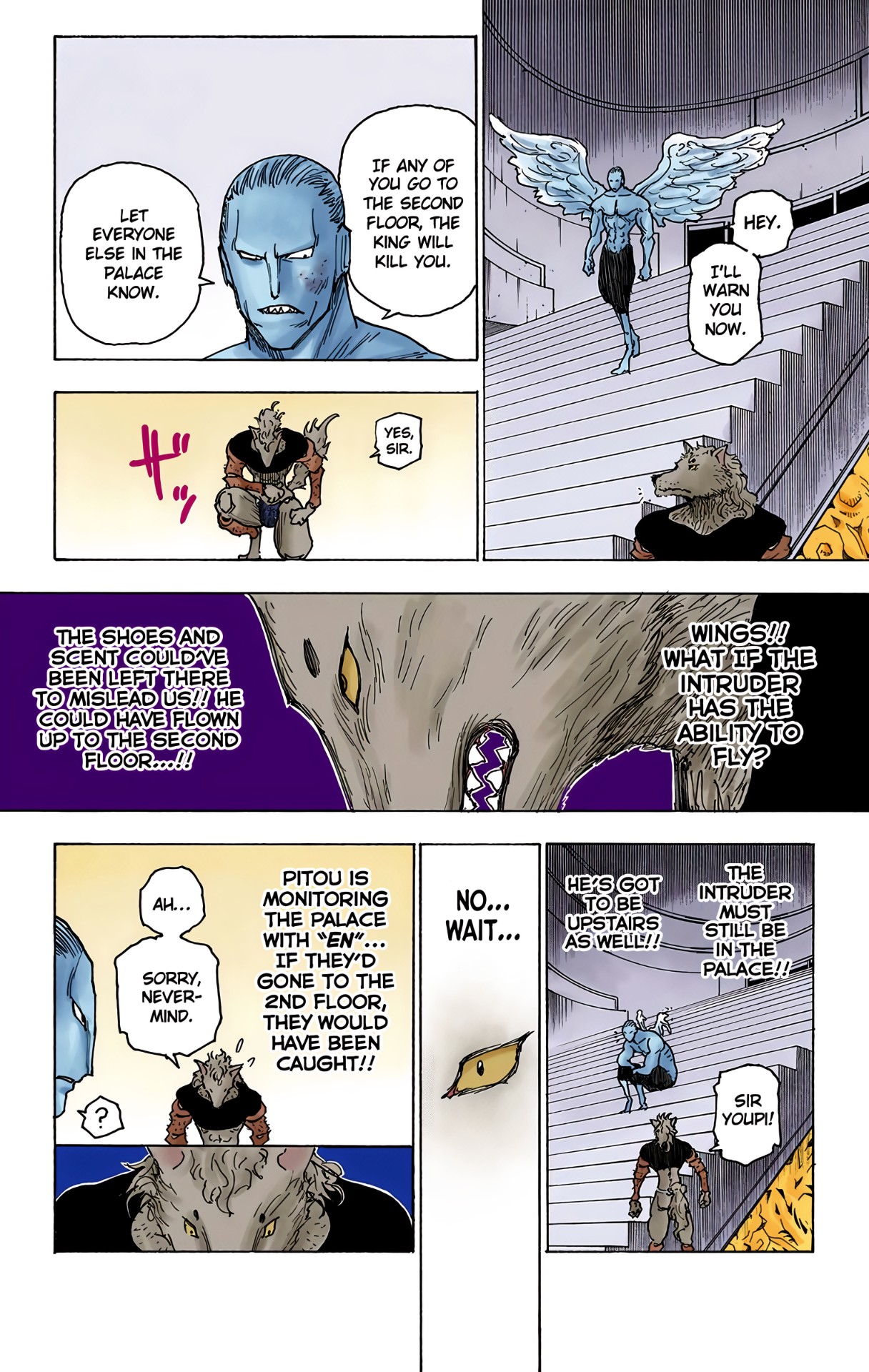Halaman dari HUNTER x HUNTER (Official Colored) Chapter 262