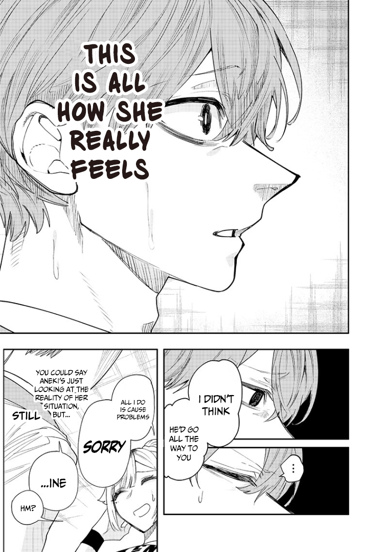 Halaman dari Namaiki na Gal Ane wo Wakaraseru Hanashi Chapter 18