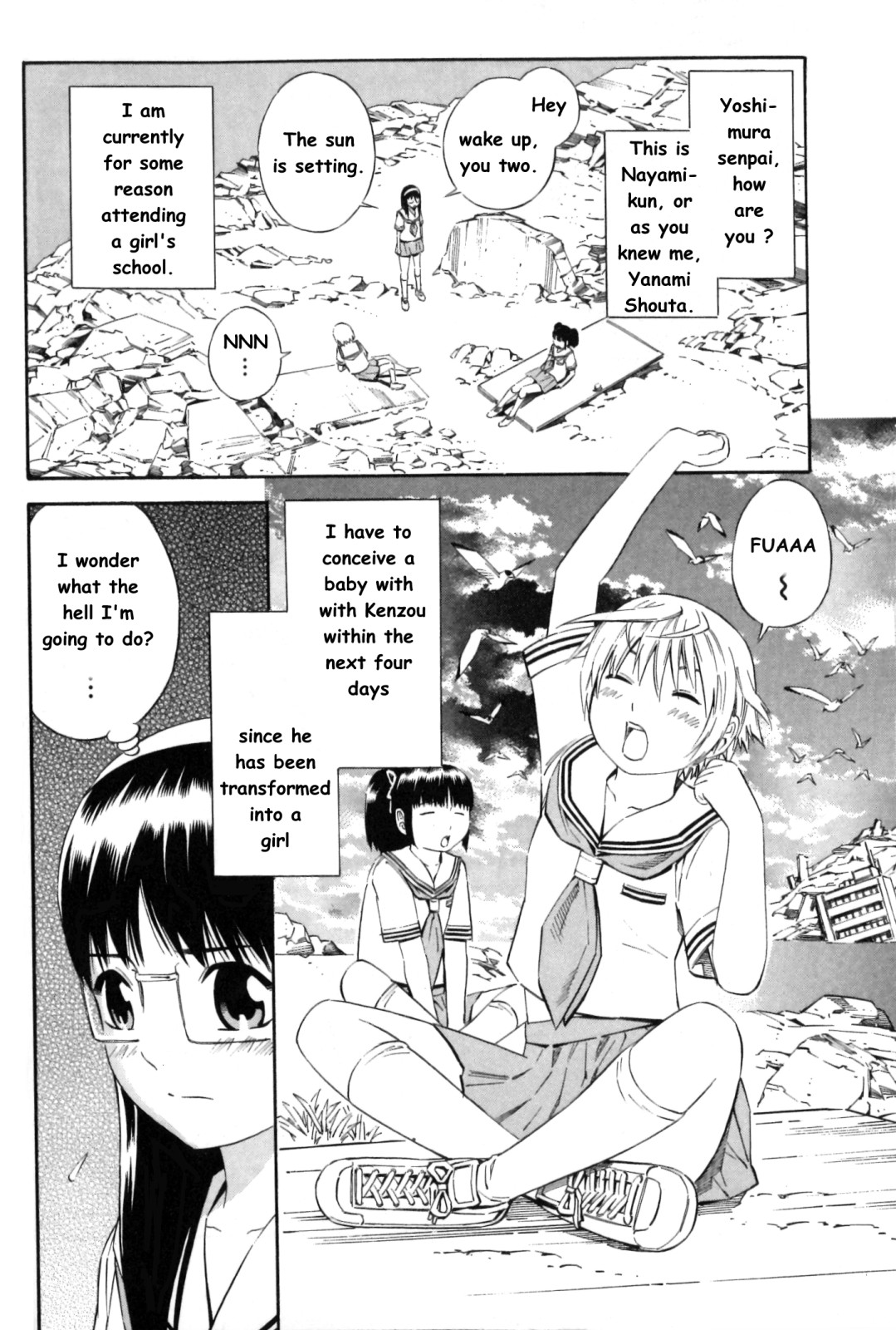 Halaman dari Blue Drop ~Tenshi no Bokura~ Chapter 7