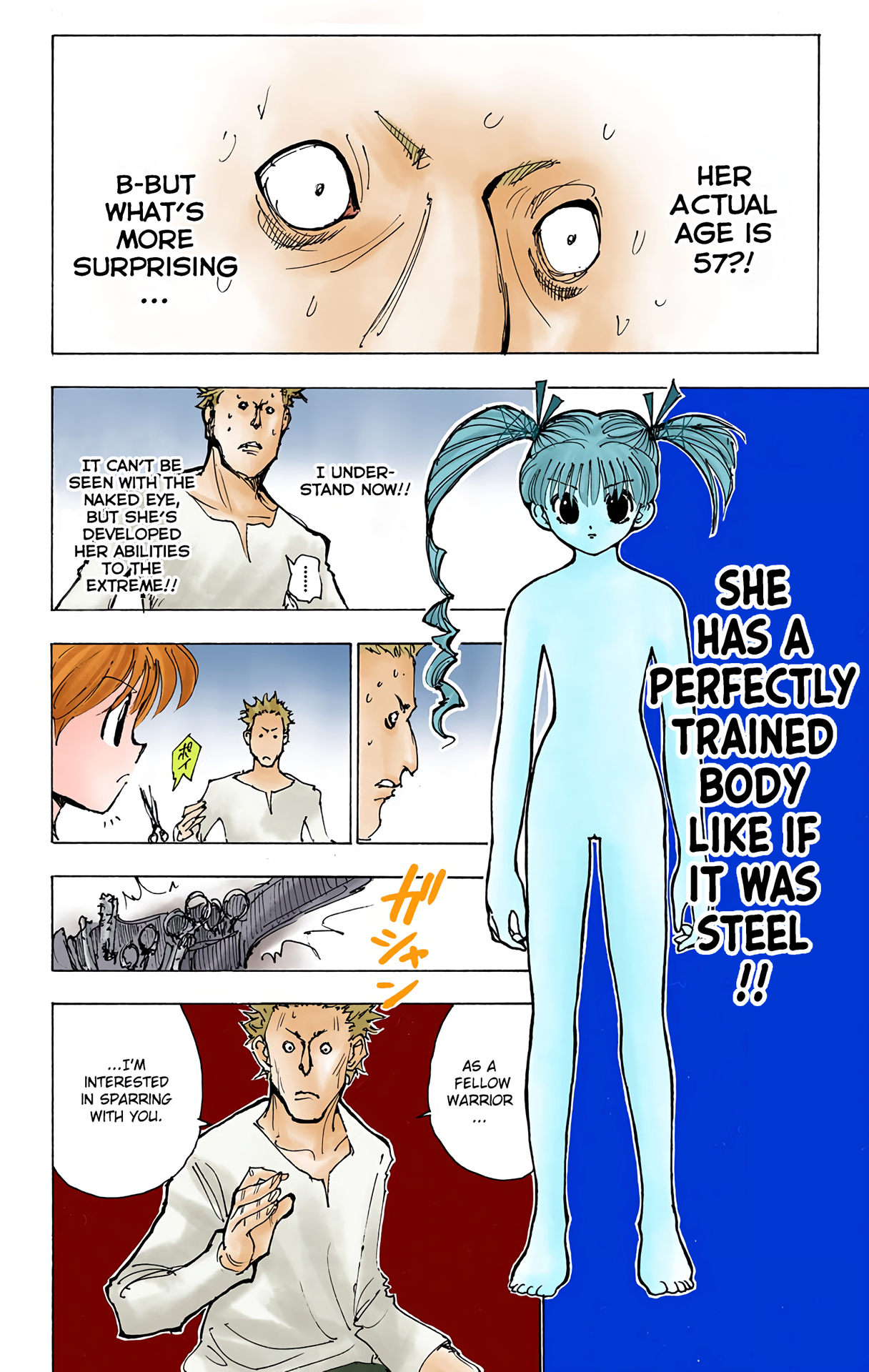 Halaman dari HUNTER x HUNTER (Official Colored) Chapter 137