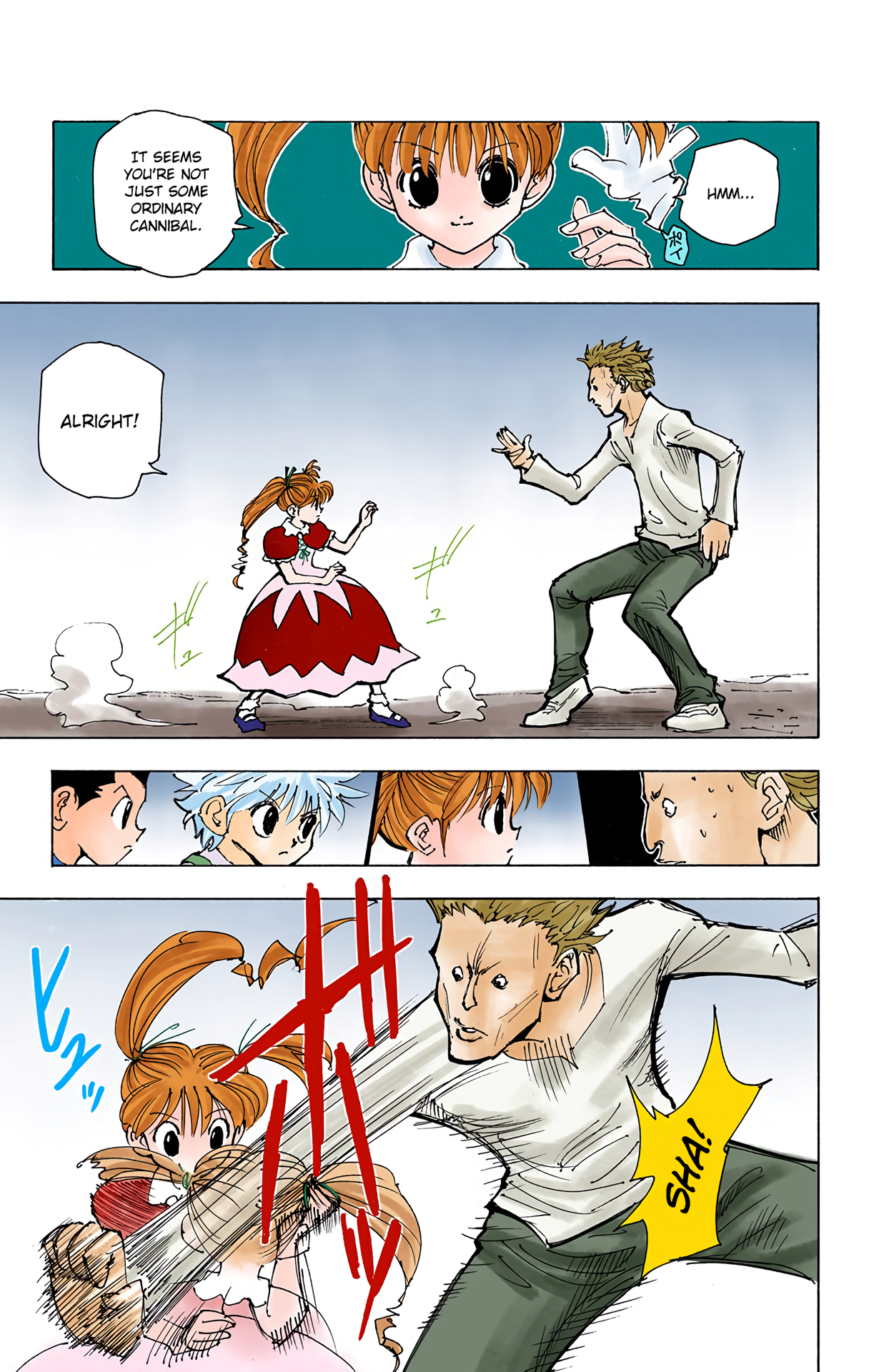 Halaman dari HUNTER x HUNTER (Official Colored) Chapter 137