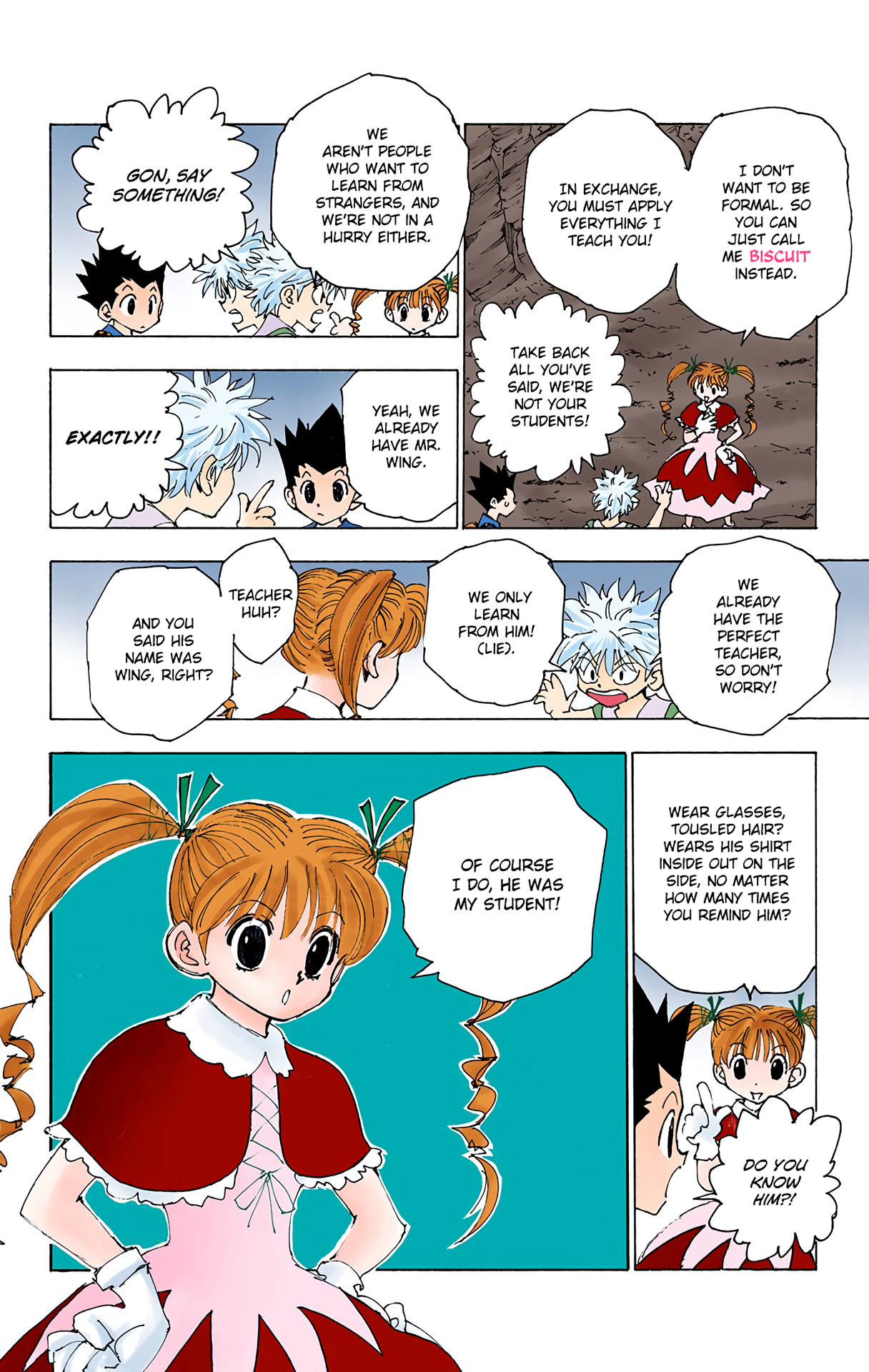 Halaman dari HUNTER x HUNTER (Official Colored) Chapter 137