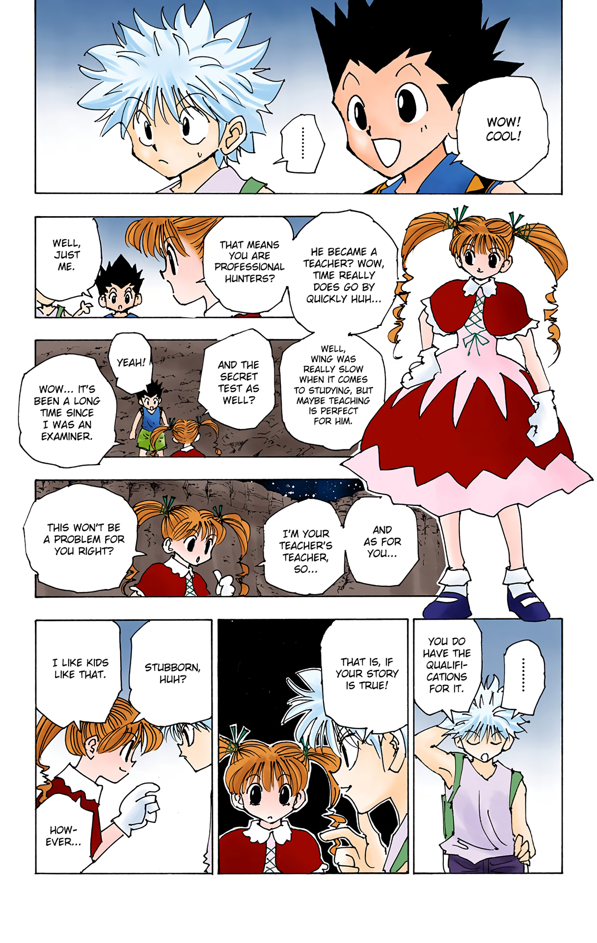 Halaman dari HUNTER x HUNTER (Official Colored) Chapter 137