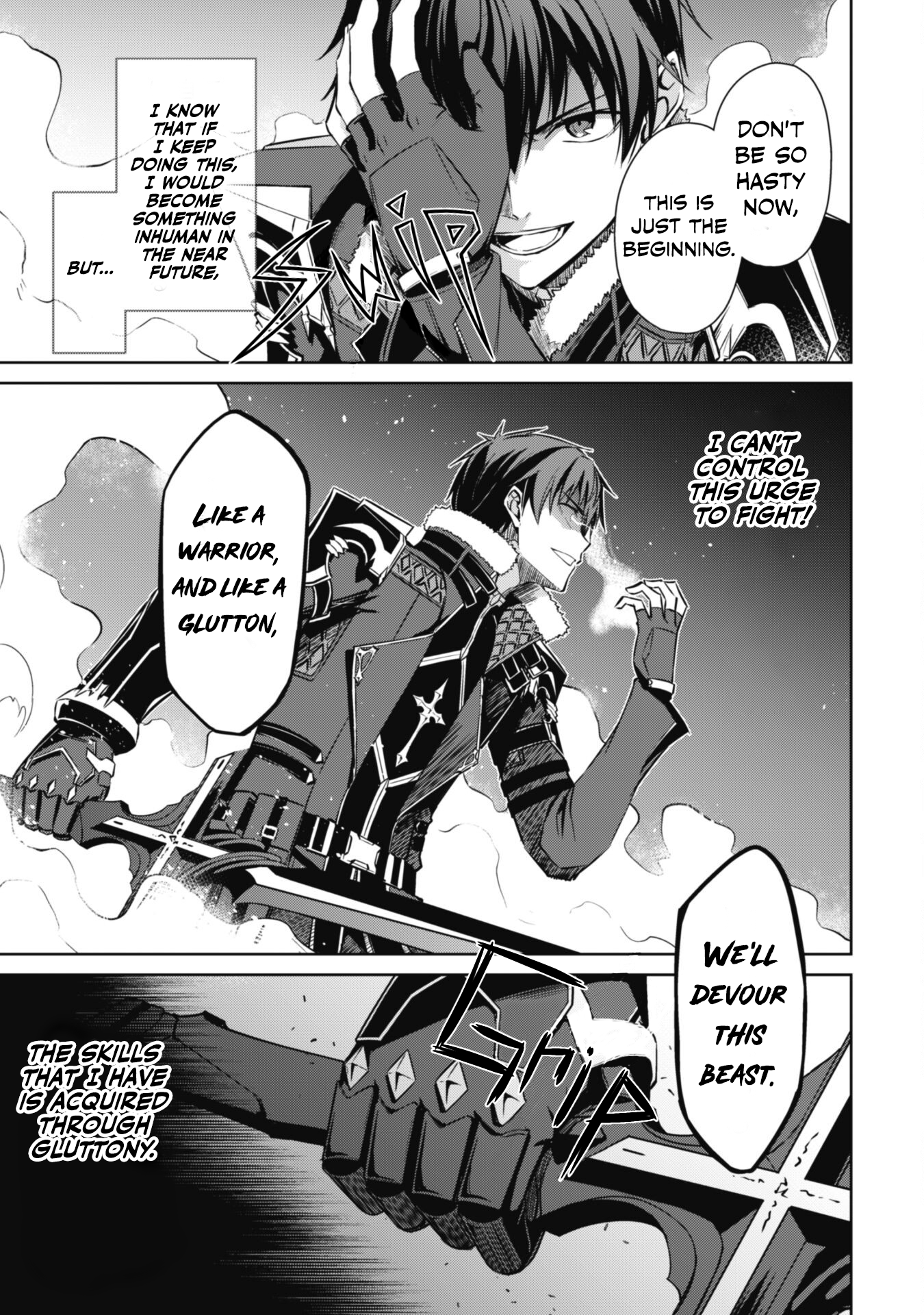 Halaman dari Boushoku no Berserk ~Ore dake Level to Iu Gainen wo Toppa suru~ Chapter 60