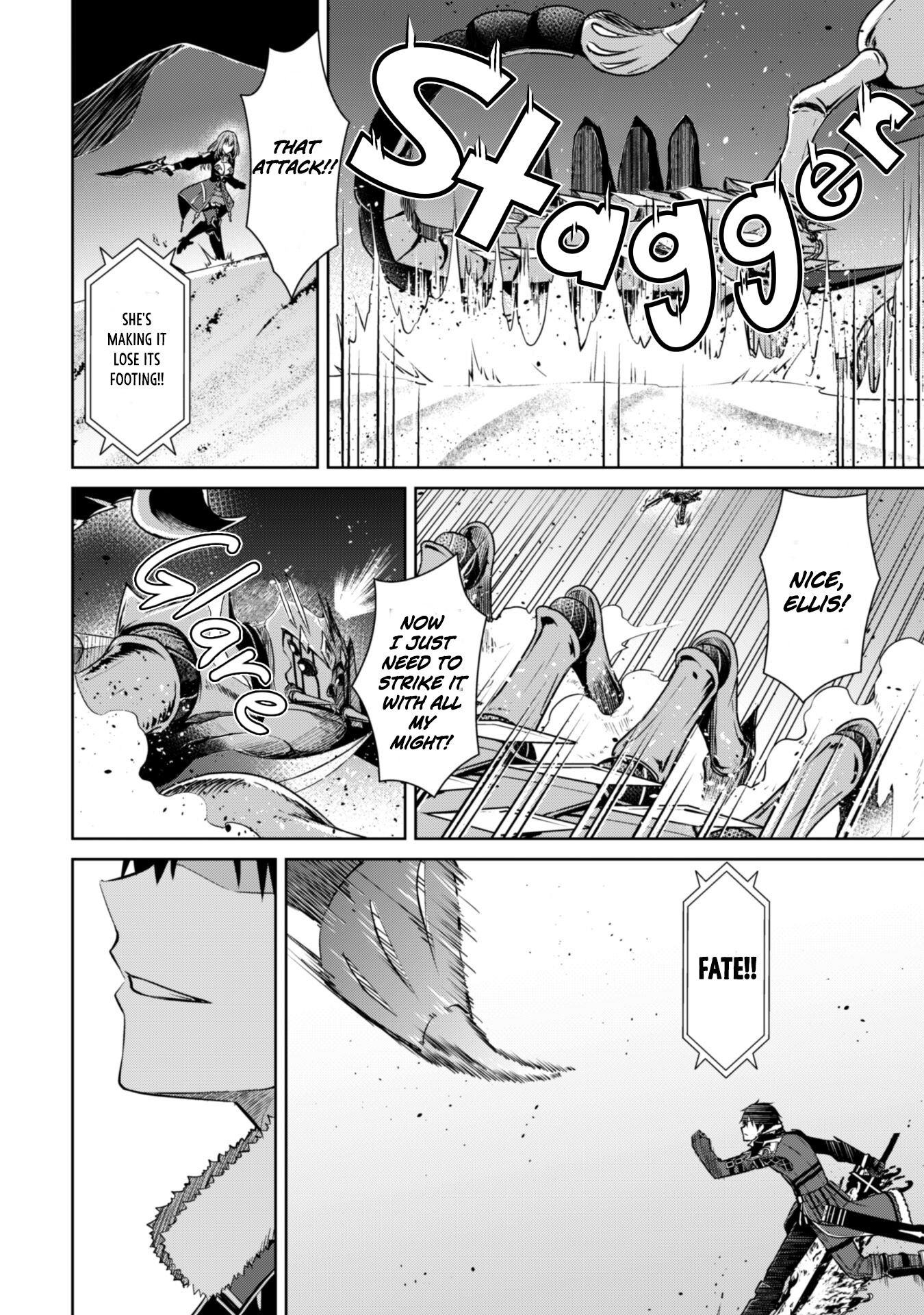 Halaman dari Boushoku no Berserk ~Ore dake Level to Iu Gainen wo Toppa suru~ Chapter 60