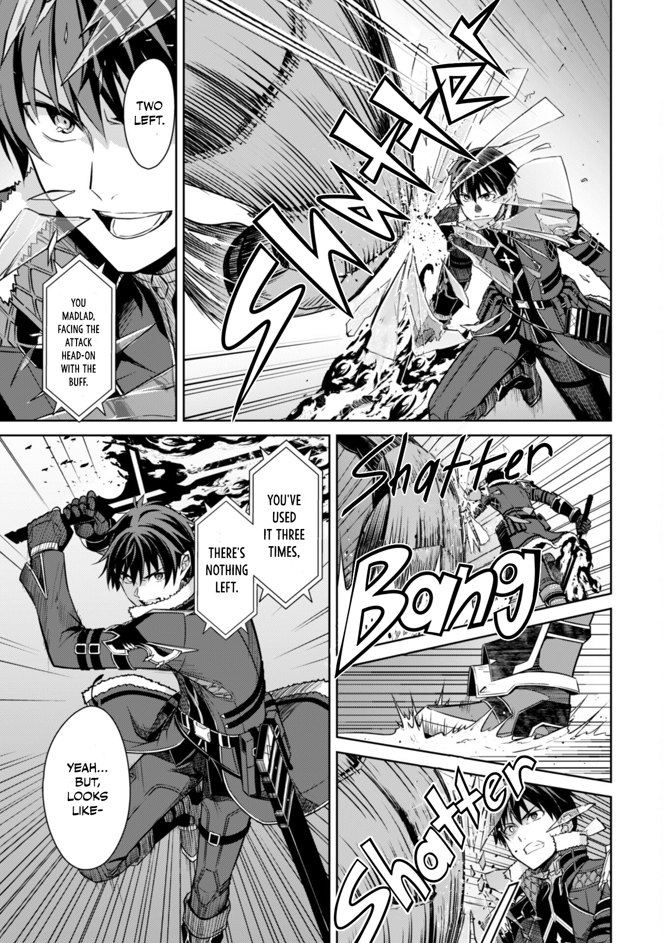 Halaman dari Boushoku no Berserk ~Ore dake Level to Iu Gainen wo Toppa suru~ Chapter 60