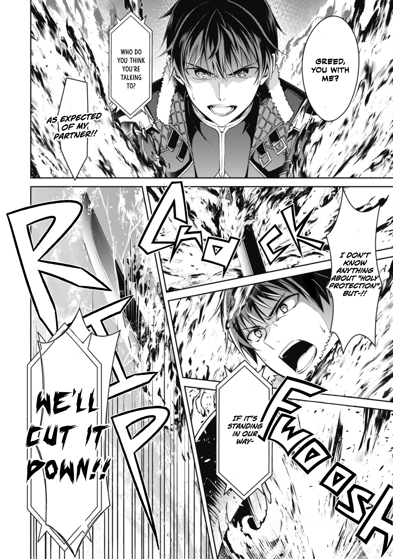 Halaman dari Boushoku no Berserk ~Ore dake Level to Iu Gainen wo Toppa suru~ Chapter 60