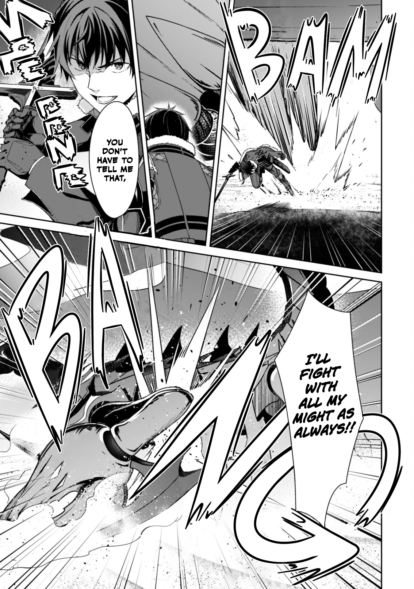 Halaman dari Boushoku no Berserk ~Ore dake Level to Iu Gainen wo Toppa suru~ Chapter 60