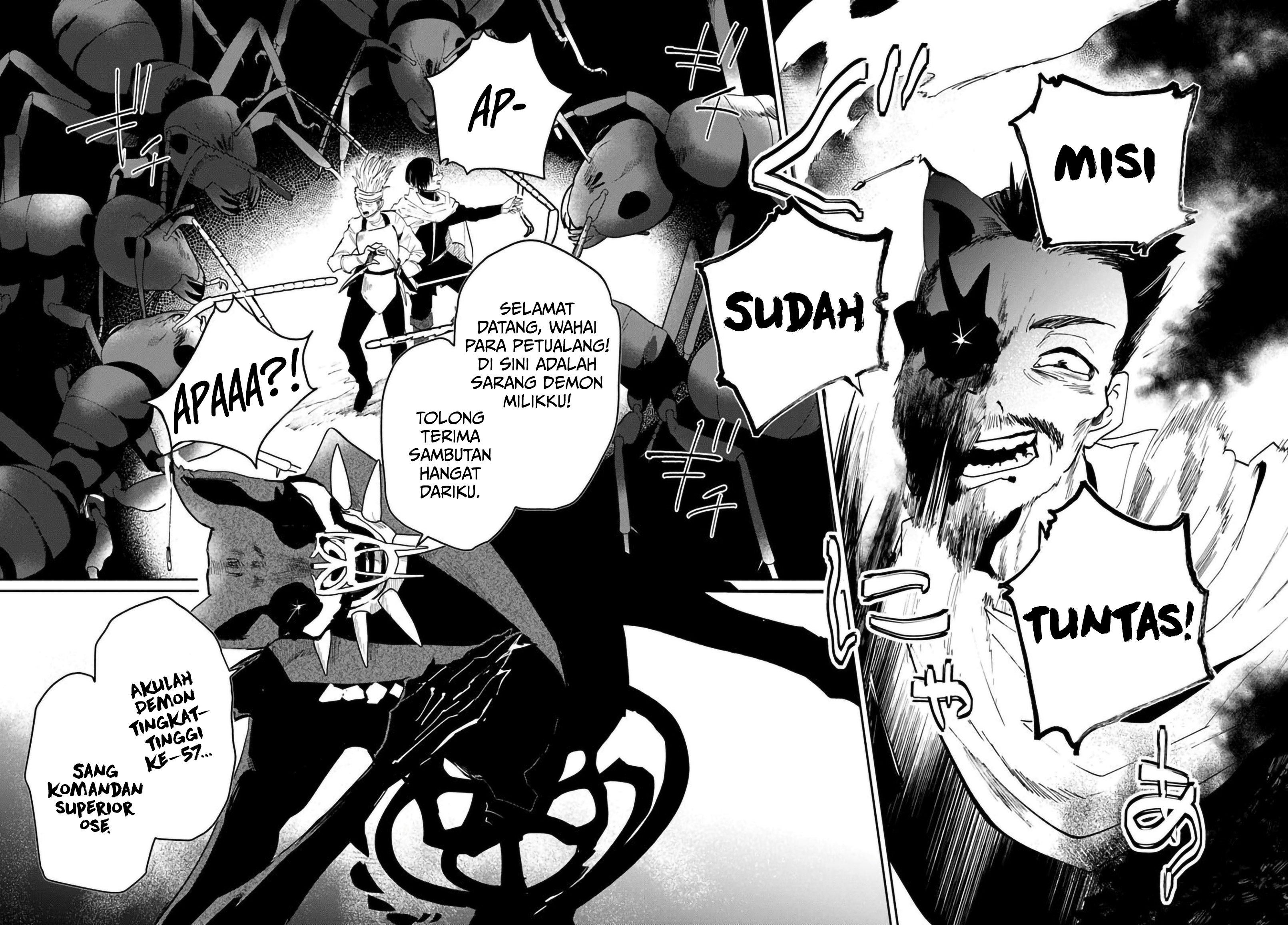 Shiou no Kikan: Motoyuusha no Ore, Jibun ga Soshiki shita Chuuni Himitsu Kessha wo Tomeru Tame ni Futatabi Isekai ni Shoukan sareteshimau Chapter 5 - halaman 9