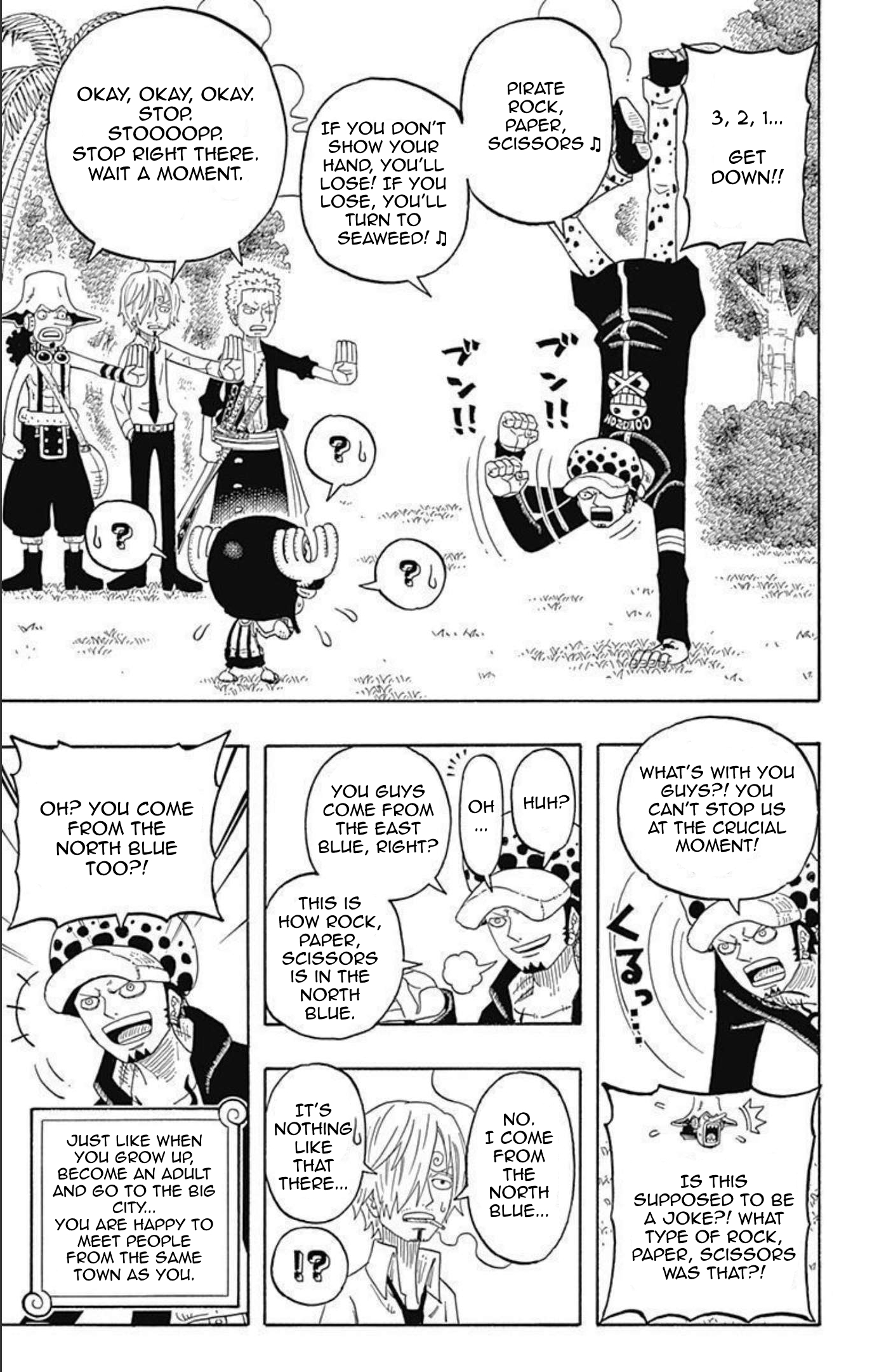 Halaman dari One Piece Party Chapter 10