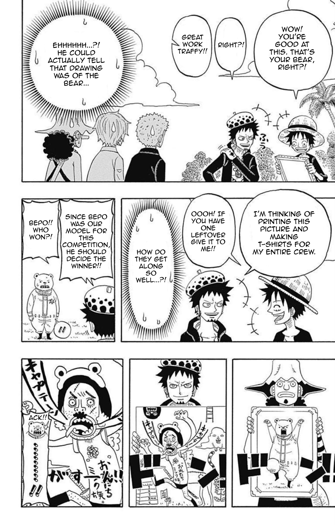 Halaman dari One Piece Party Chapter 10